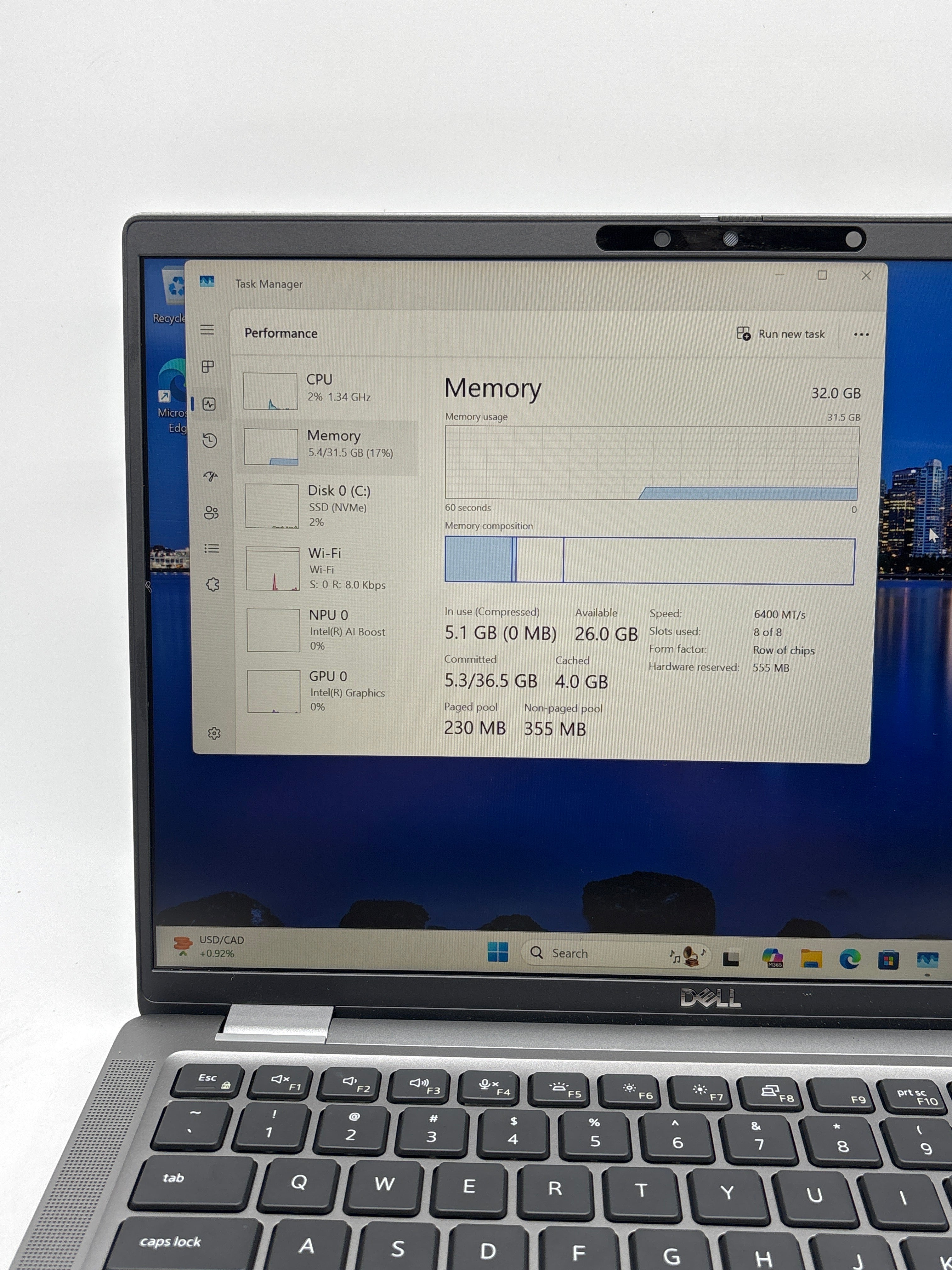 Dell Latitude 7450 14" Ultra 7 165U 32GB RAM 512GB SSD Gray - Used