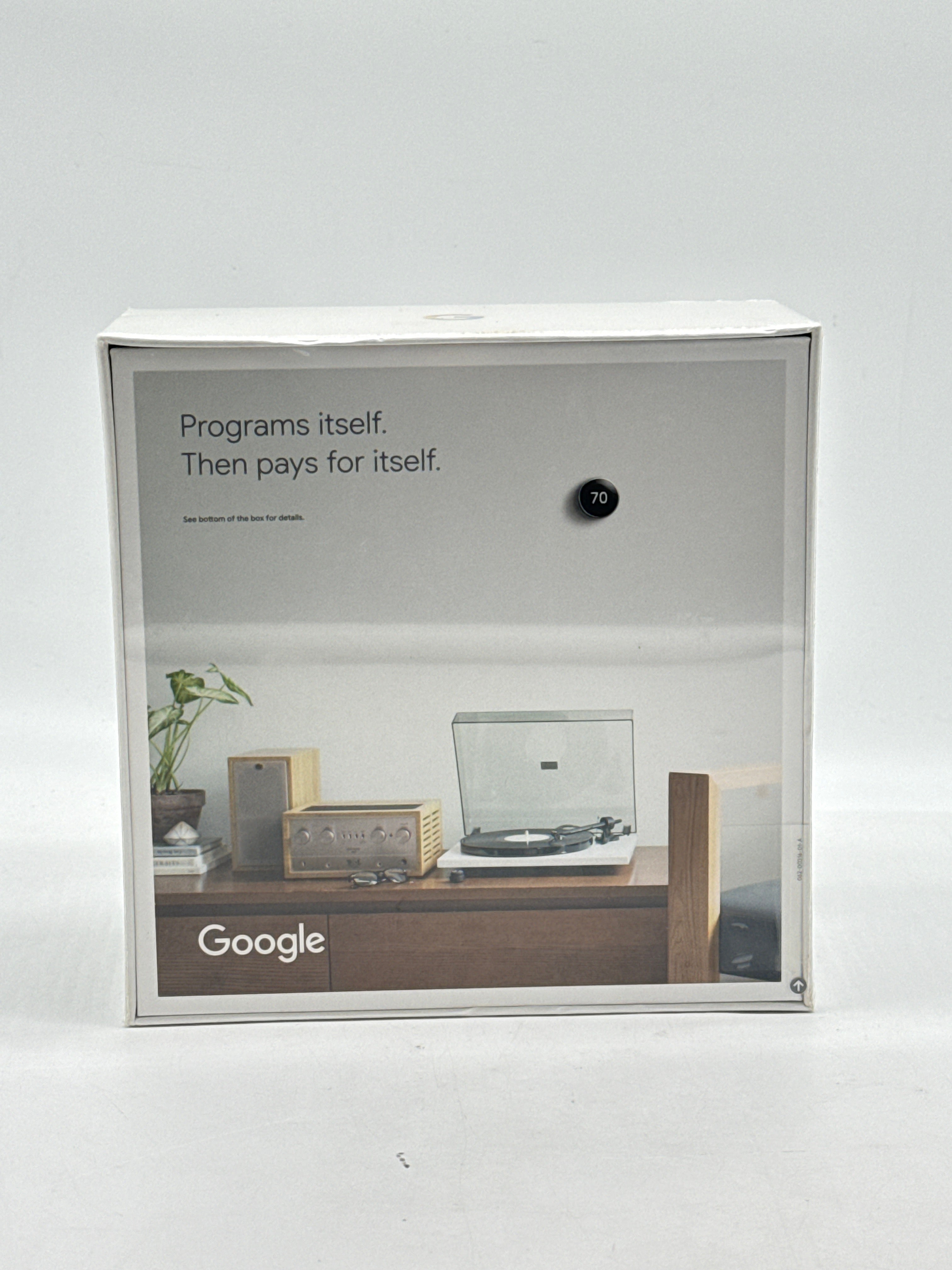 Google Nest Smart Learning Thermostat - Stainless Steel