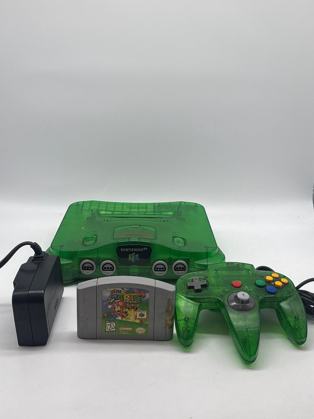 Nintendo 64 Jungle Green (NUS-001) W/Super Mario 64