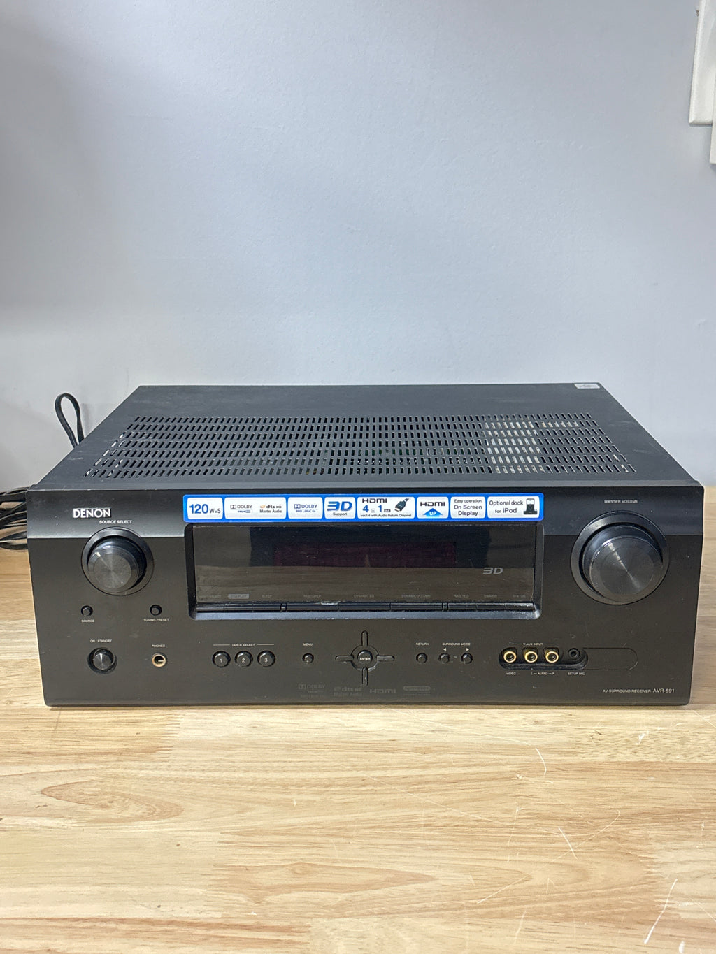 Denon AVR-591 5.1 Channel A/V Receiver Black