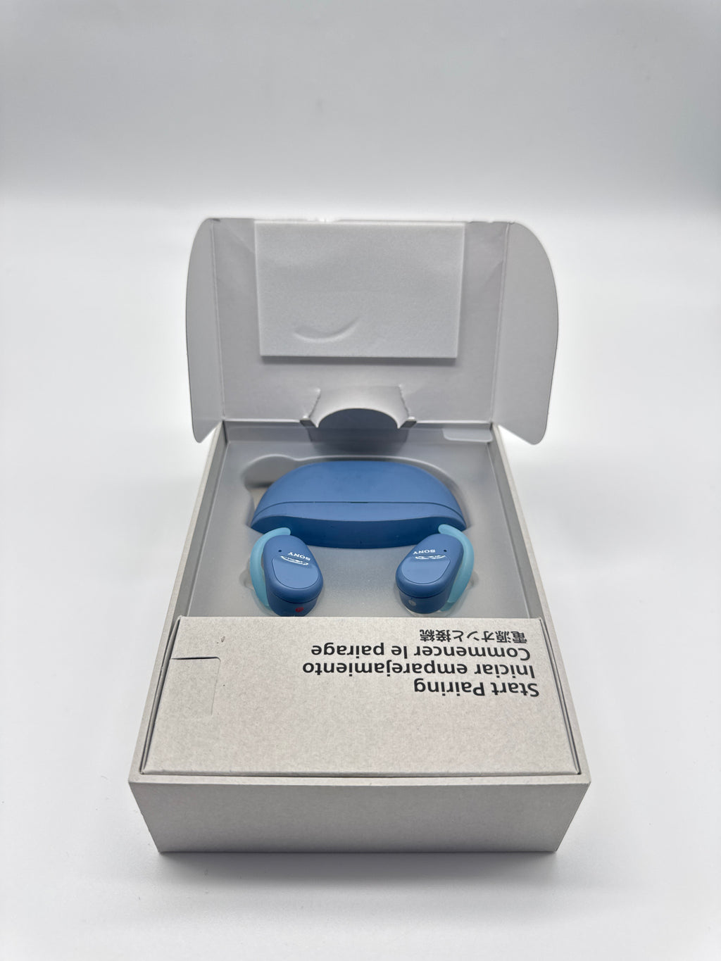Sony WF-SP800N True Wireless Sport Earbuds Blue With Box - Used