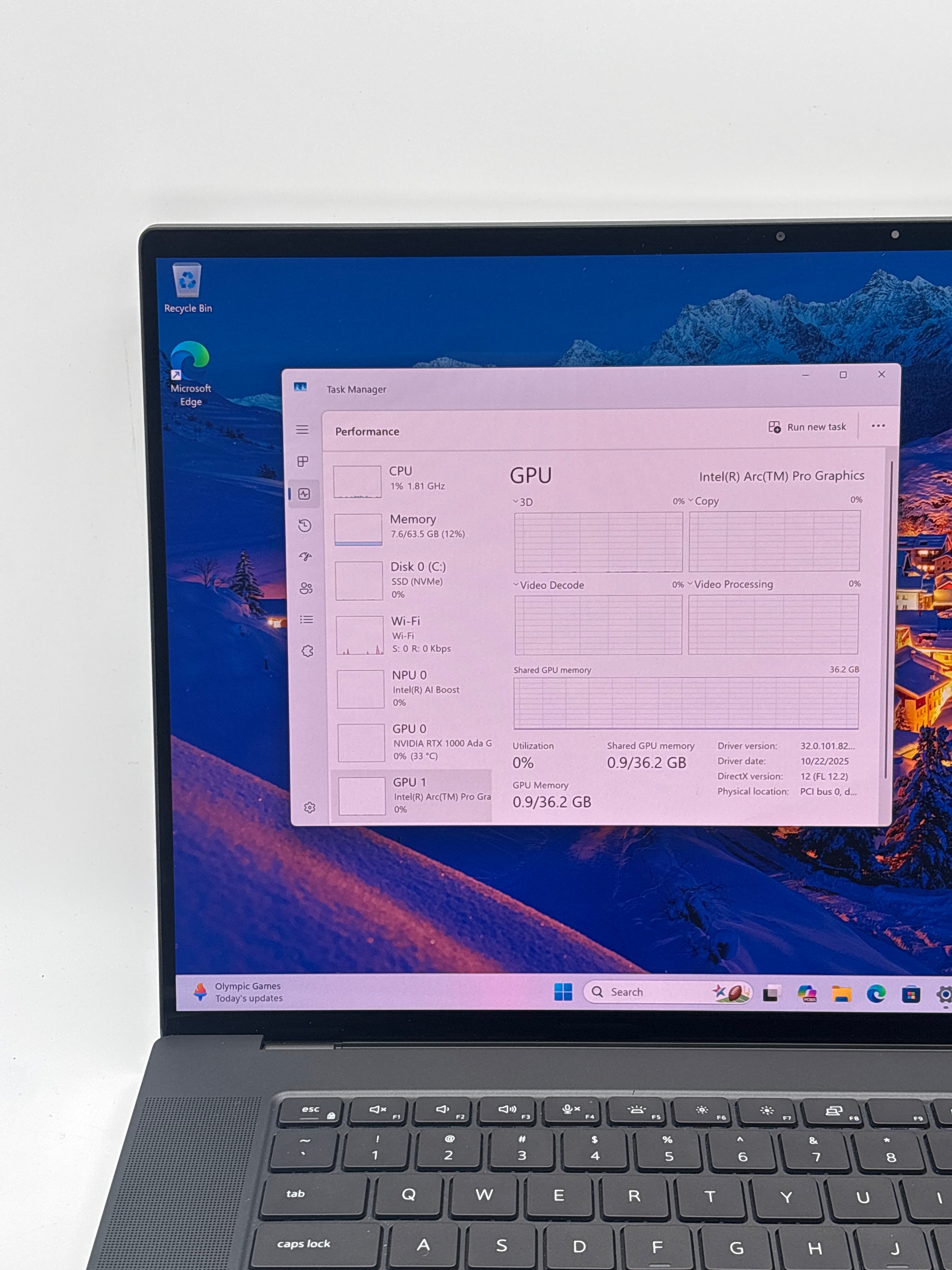 Dell Precision 5690 Ultra 7 165H 64GB RAM 512GB SSD RTX 1000 Ada - Warranty (April 2028)