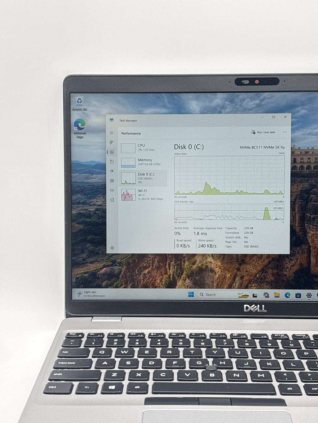 Dell Latitude 5510 i5-10310U 16GB RAM 256GB SSD