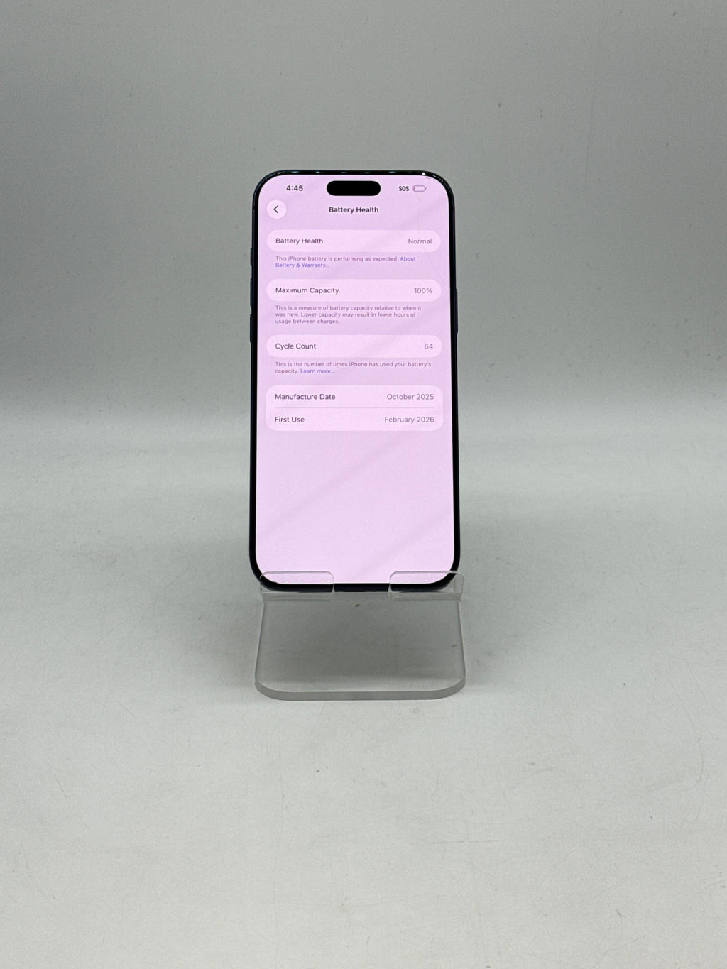 Apple iPhone 17 Pro Max 256GB Blue AT&T - Check ESN Cracked Screen