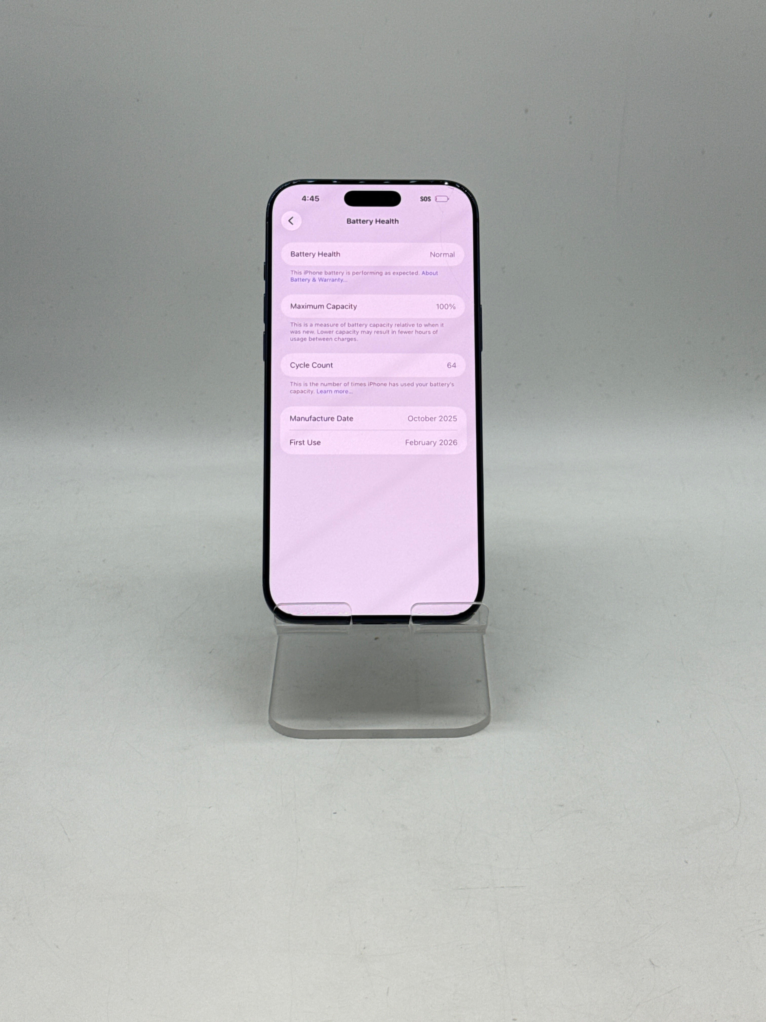 Apple iPhone 17 Pro Max 256GB Blue AT&T - Check ESN Cracked Screen