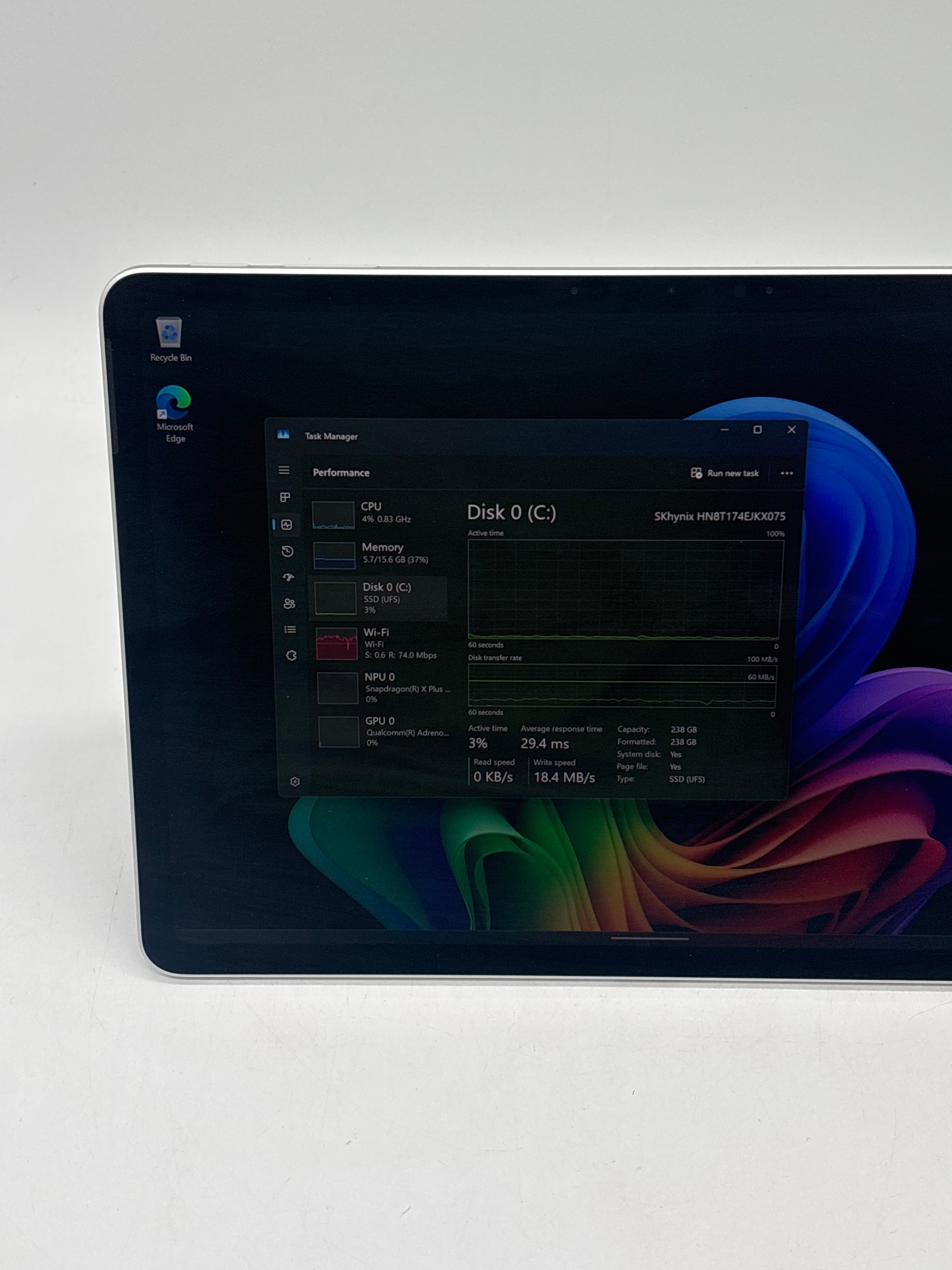 Microsoft Surface Pro 12" 2110 Snapdragon X Plus 16GB RAM 256GB SSD