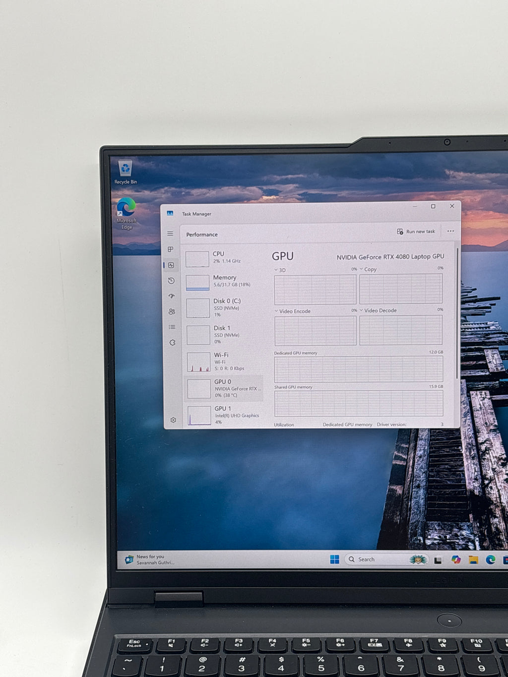 Lenovo Legion Pro 7 i9-13900XH 32GB RAM 2TB SSD RTX 4080 - Used