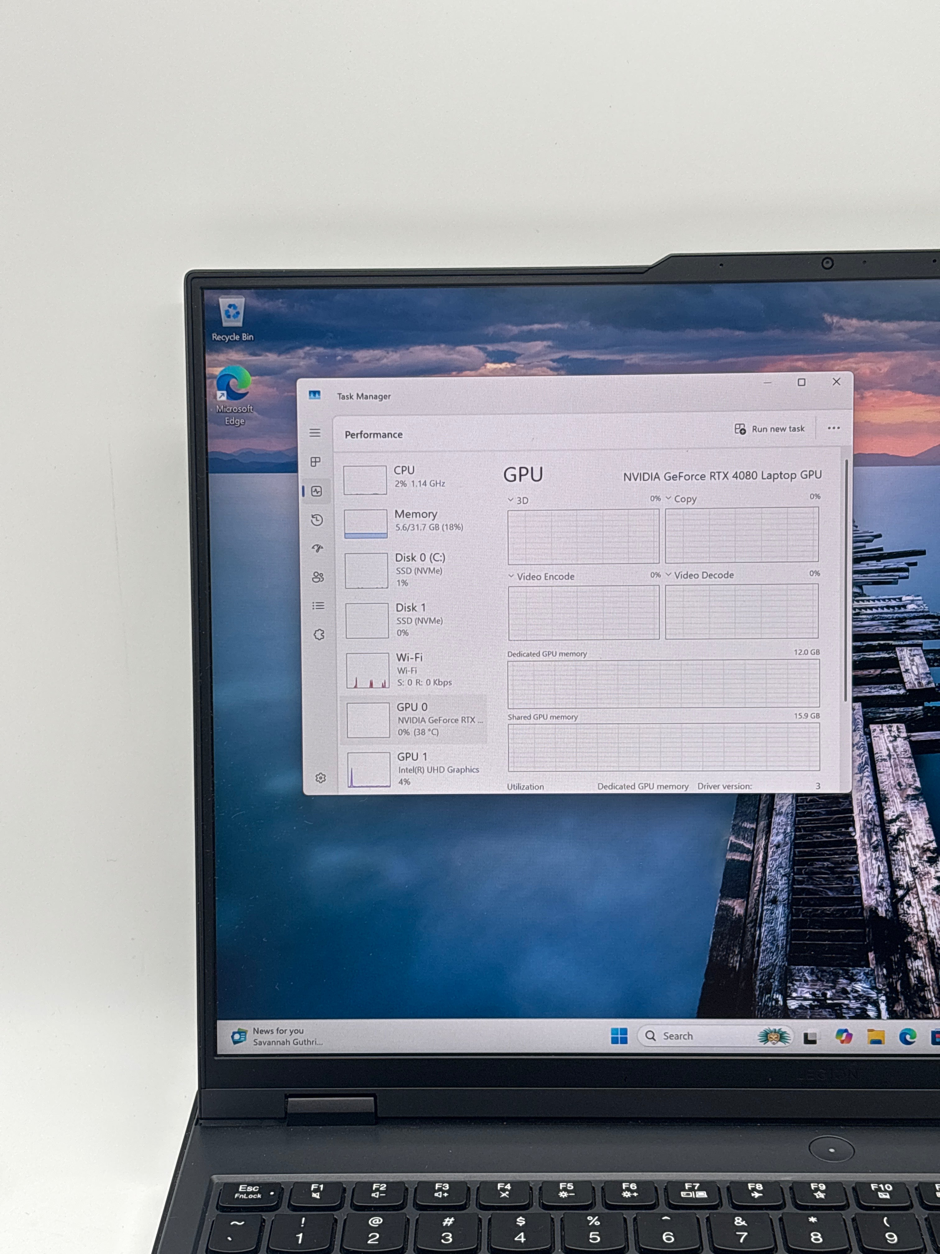 Lenovo Legion Pro 7 i9-13900XH 32GB RAM 2TB SSD RTX 4080 - Used
