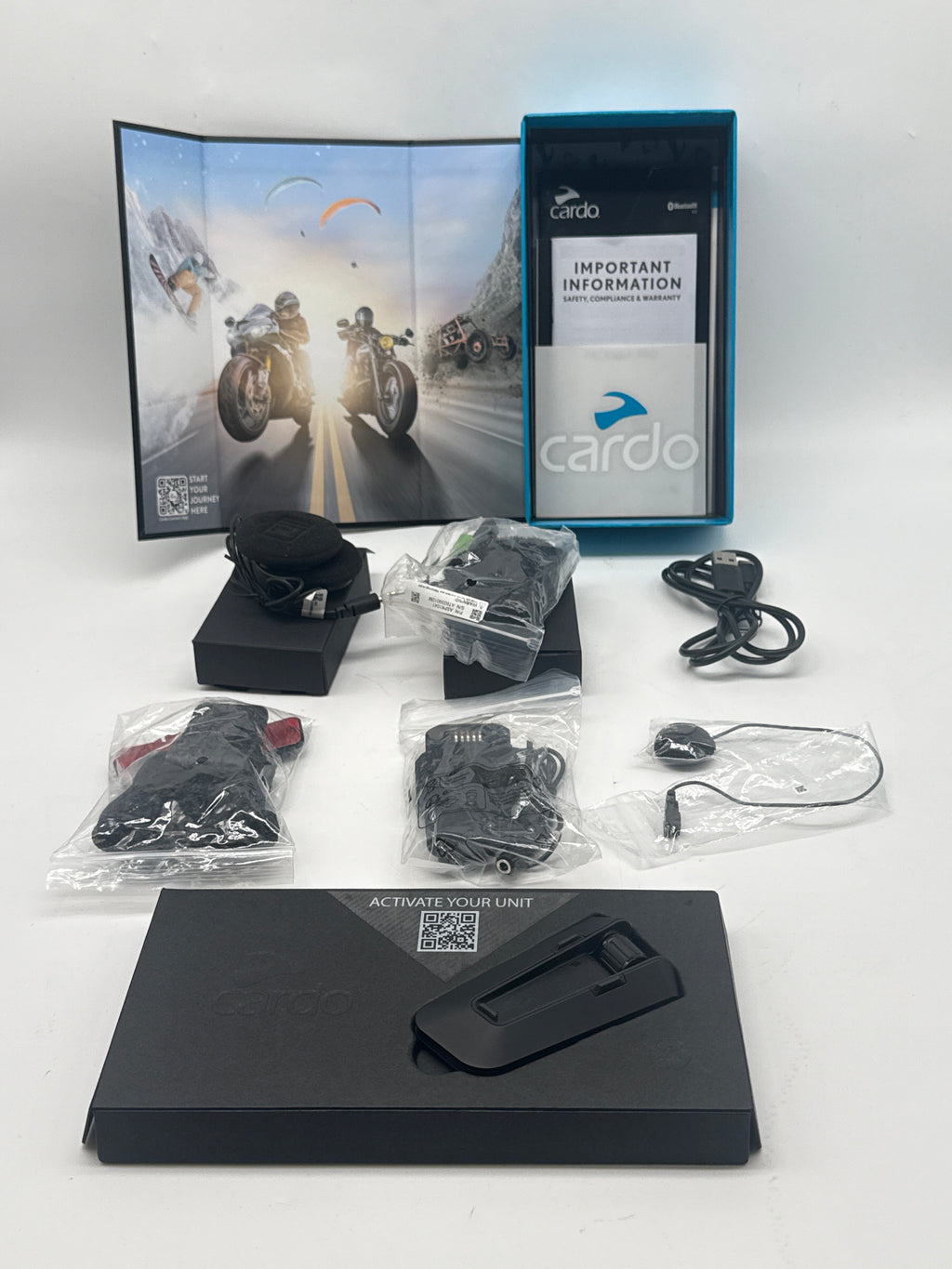 Cardo Packtalk Pro Motorcycle Bluetooth Communication System DMC