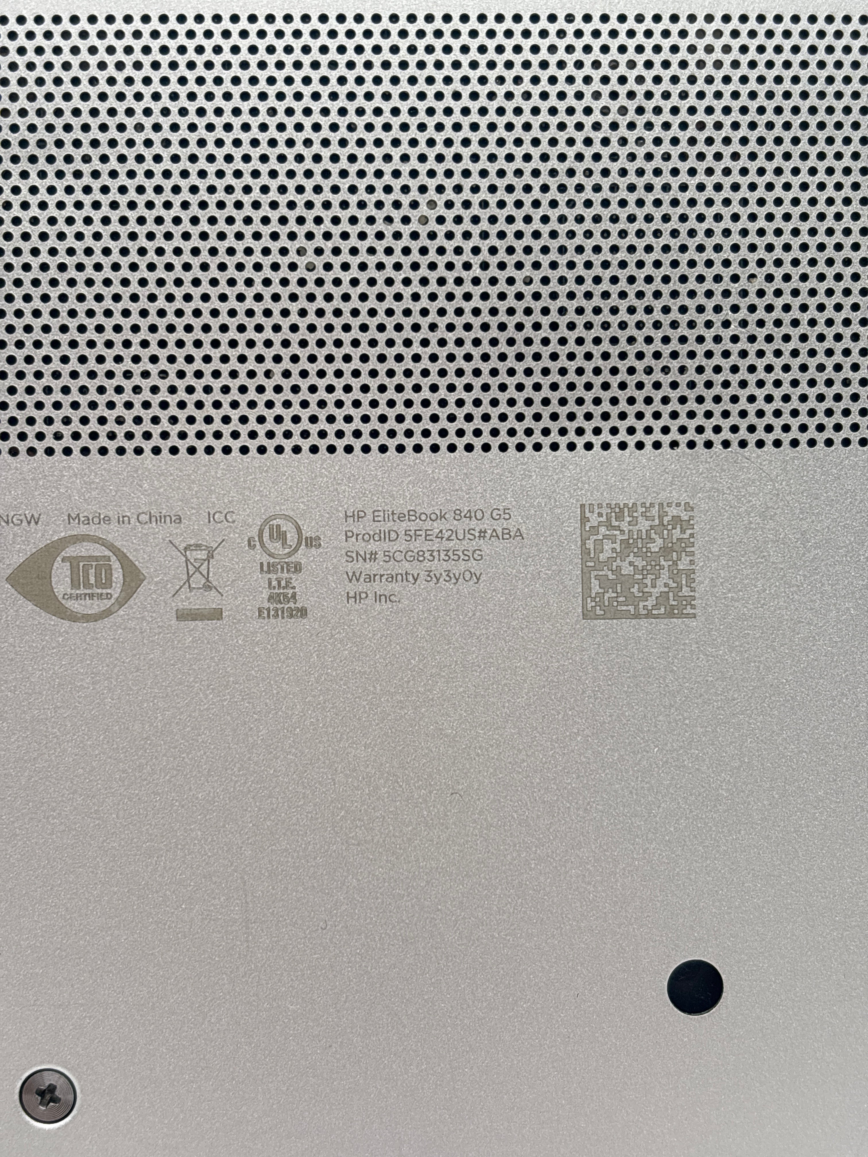 HP EliteBook 840 G5 i5-7300U 8GB RAM 256GB SSD - Used