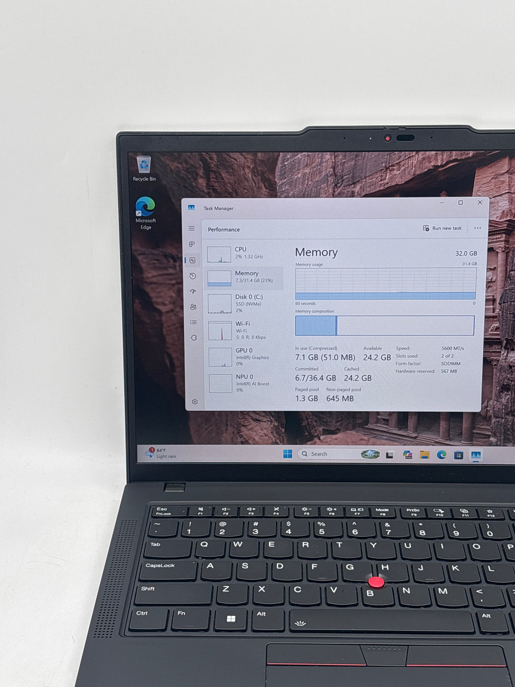 Lenovo ThinkPad T14 Gen 5 Touch Ultra 7 165U 32GB RAM 1TB SSD - Warranty