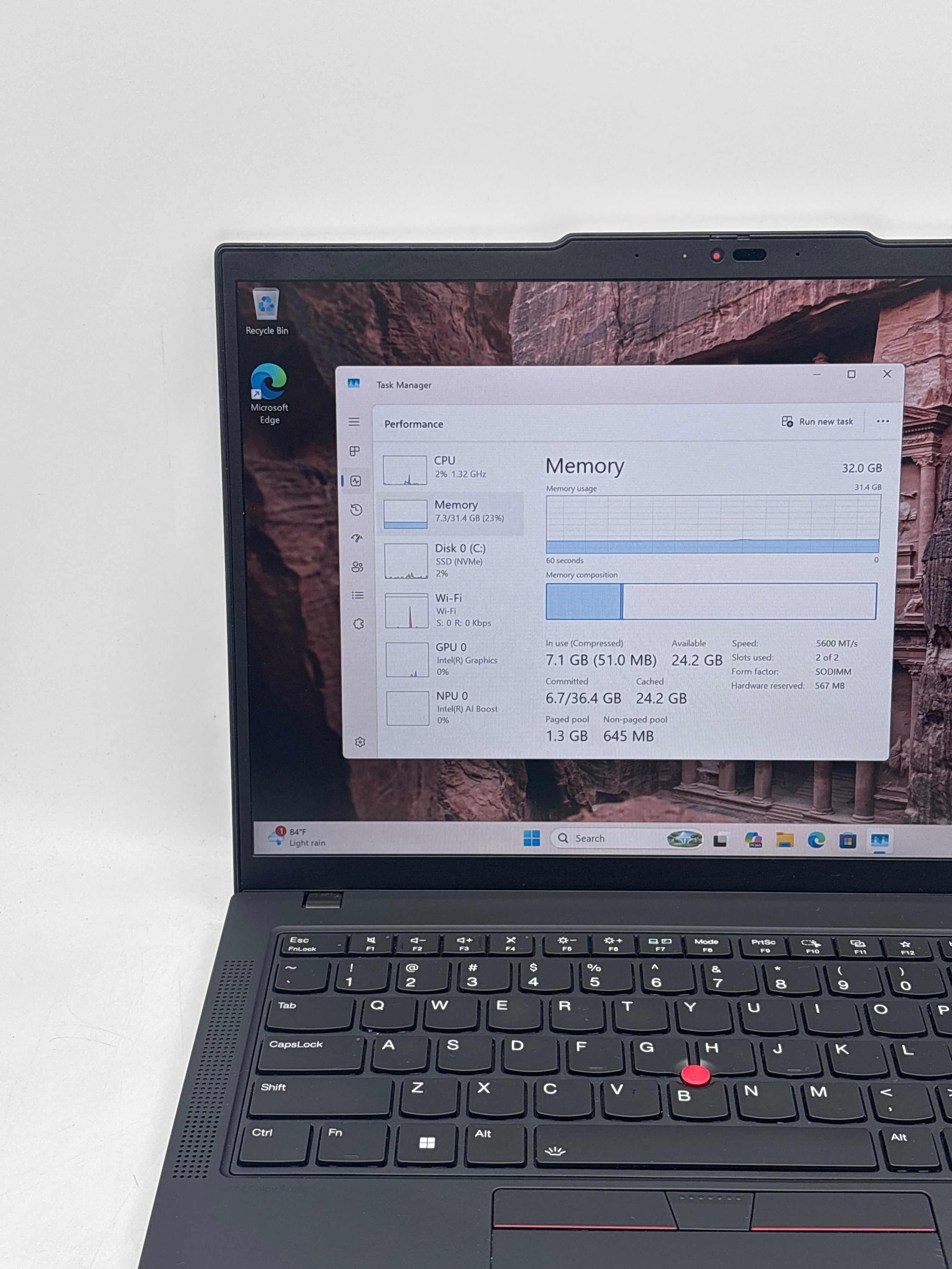 Lenovo ThinkPad T14 Gen 5 Touch Ultra 7 165U 32GB RAM 1TB SSD - Warranty