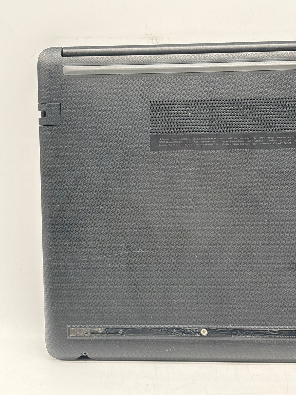 HP 14-DK1013DX AMD Athlon Gold 3050U 4GB RAM 128GB SSD 14in Laptop - Used