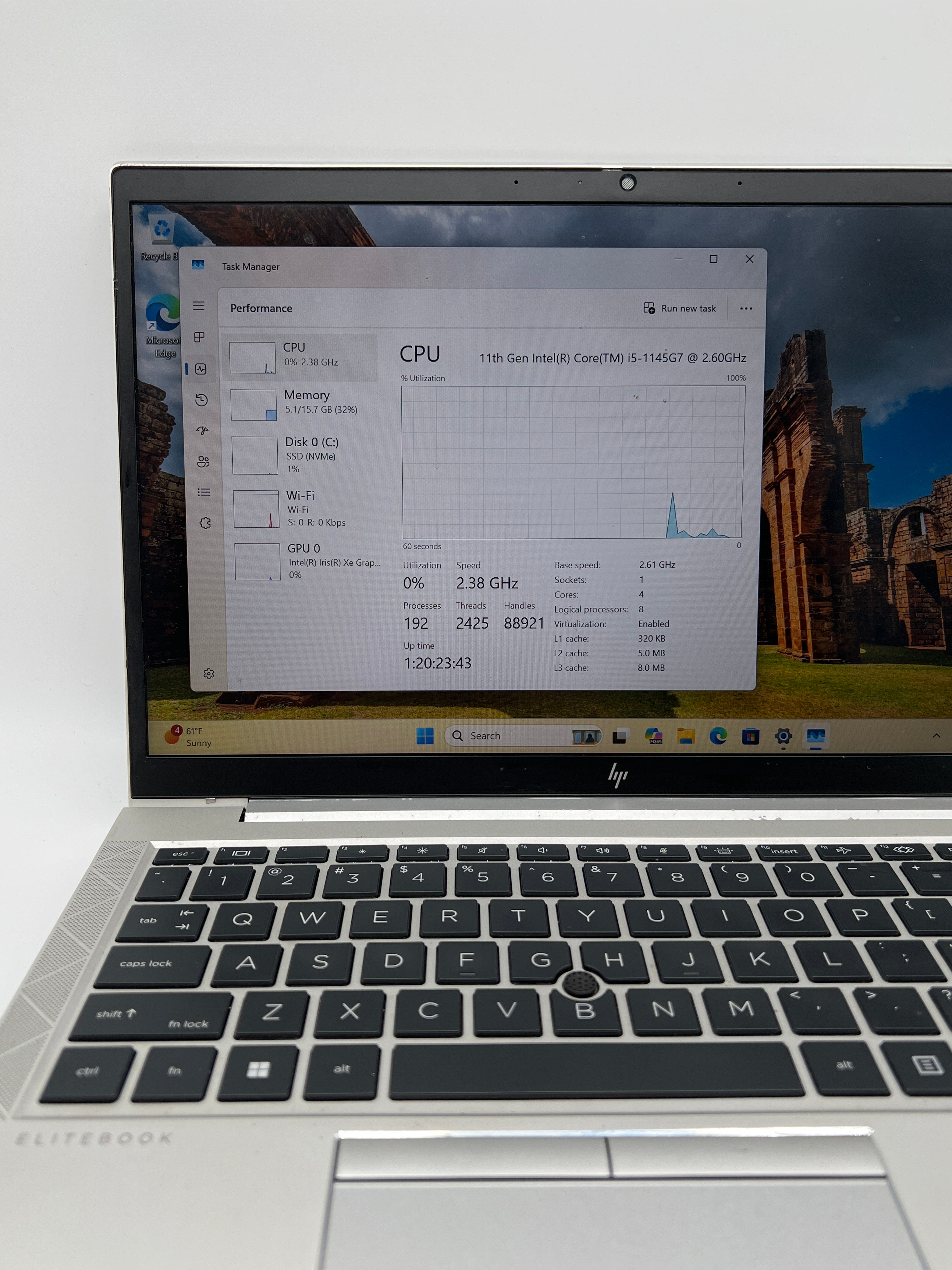 HP EliteBook 840 G8 i5-1145G7 16GB RAM 512GB SSD - Used