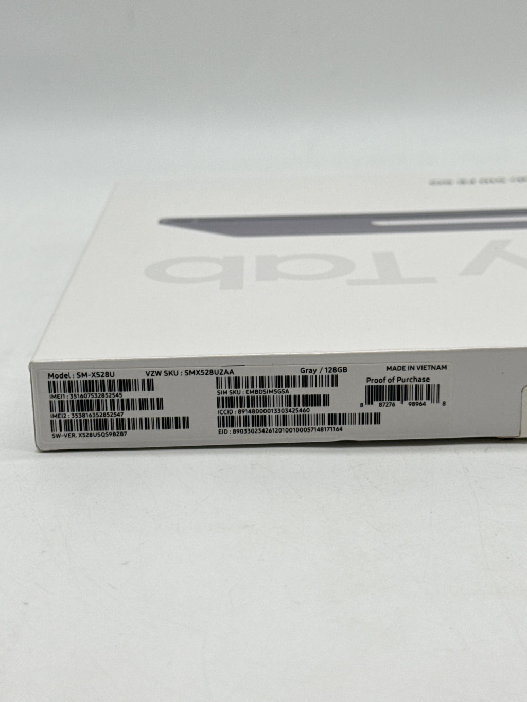 Samsung Galaxy Tab S10 FE 5G, 128GB, Gray (Verizon) - New In Box