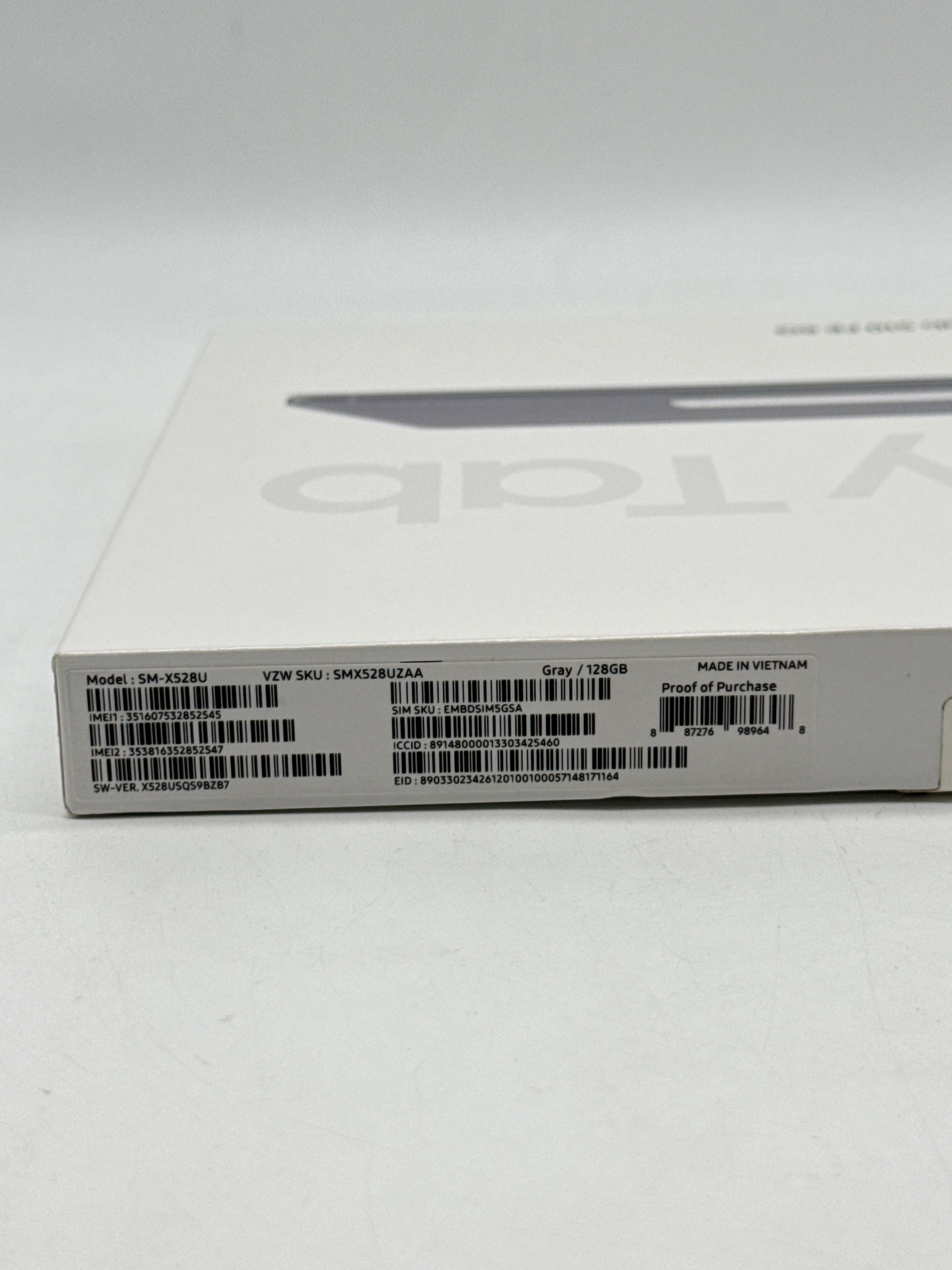 Samsung Galaxy Tab S10 FE 5G, 128GB, Gray (Verizon) - New In Box