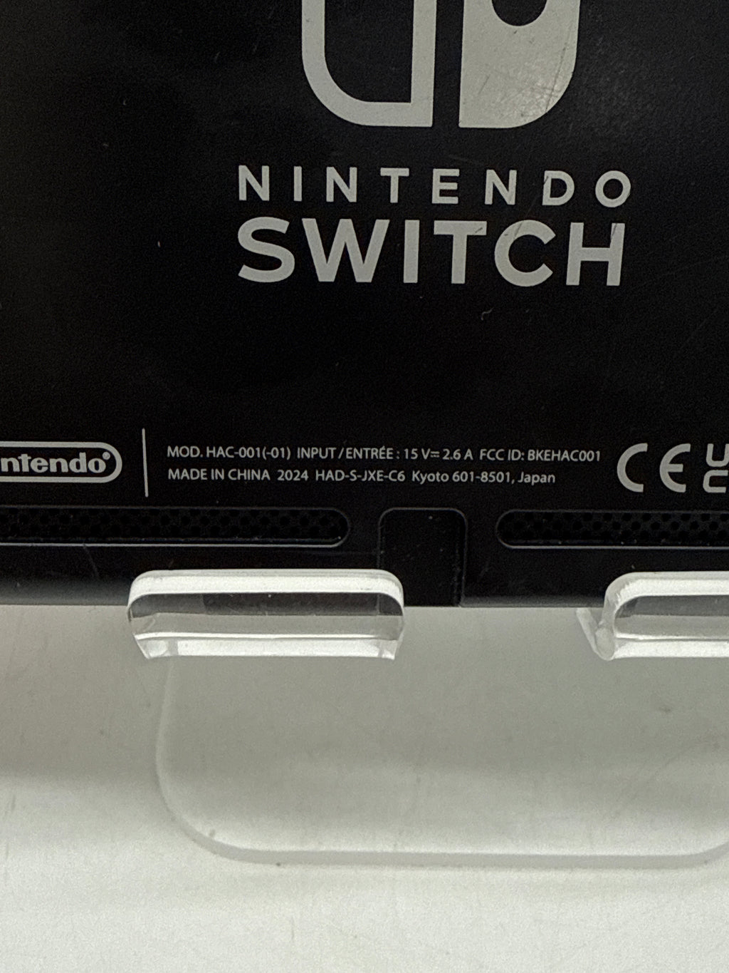 Nintendo Switch V2 HAC-001(-01) Console Gaming System - Missing Kickstand/Joystick