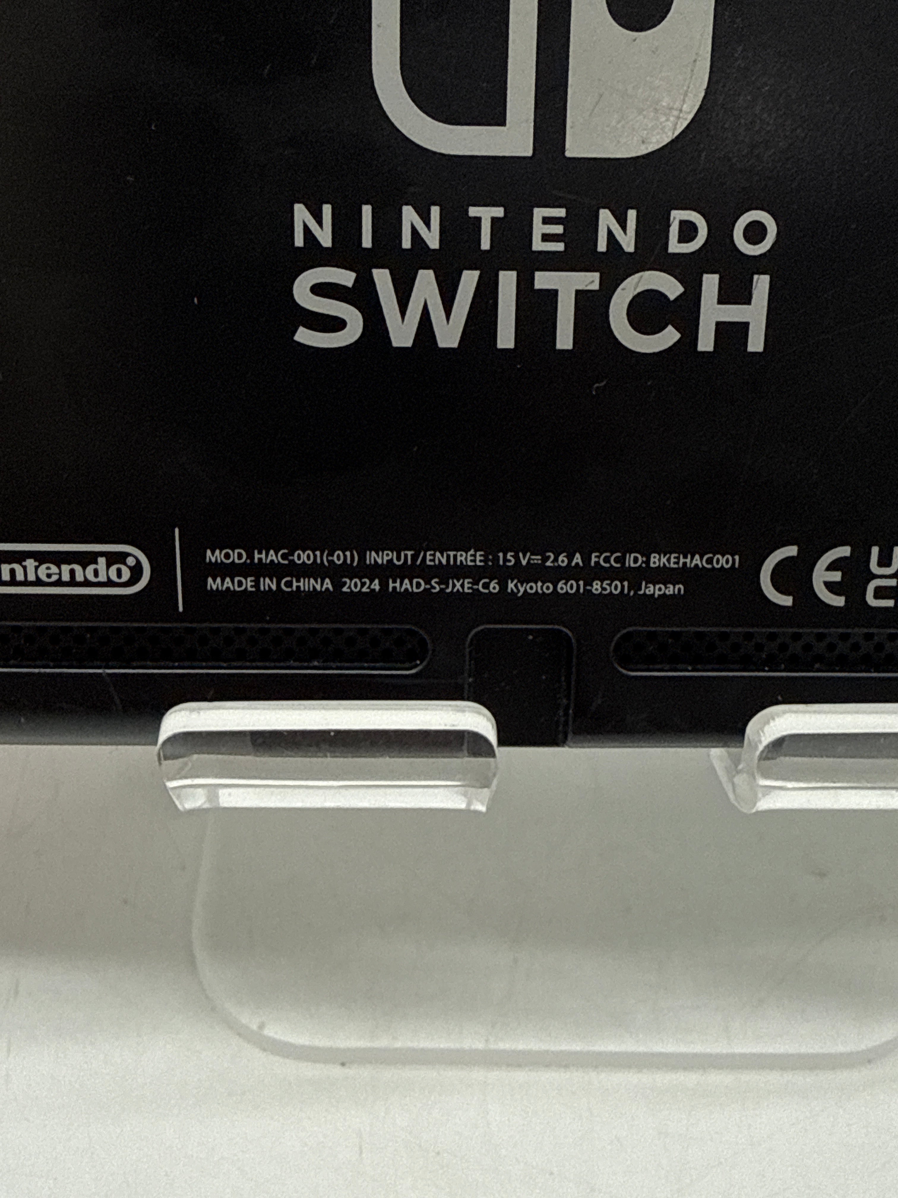 Nintendo Switch V2 HAC-001(-01) Console Gaming System - Missing Kickstand/Joystick