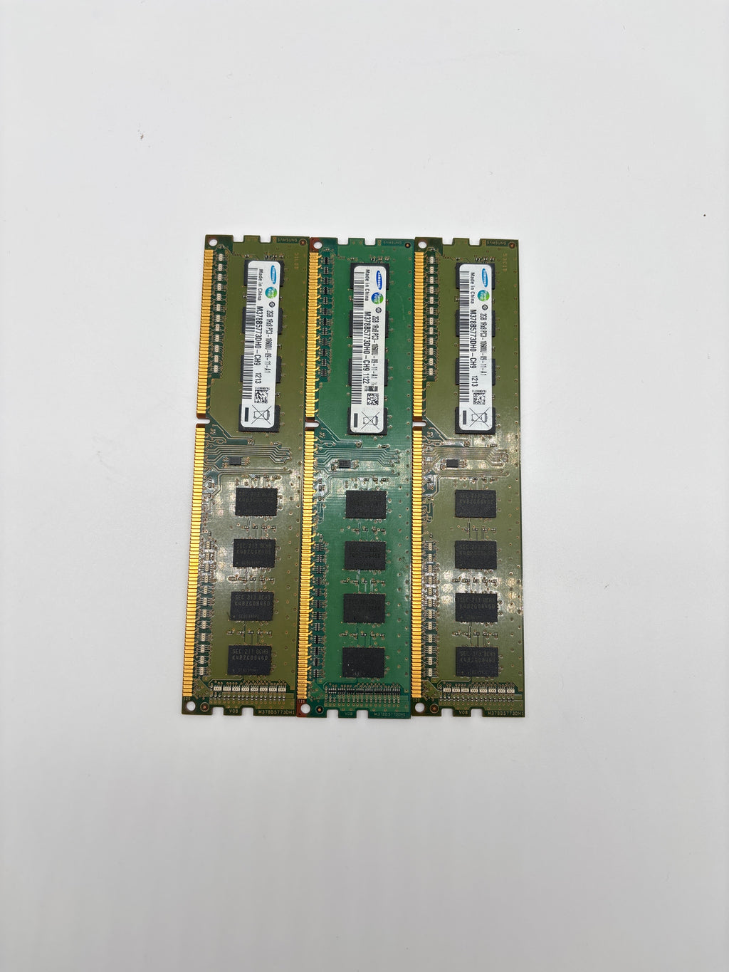 Samsung Desktop RAM PC3-10600U-09-11-A1 DDR3 6GB (3x2GB) - Used