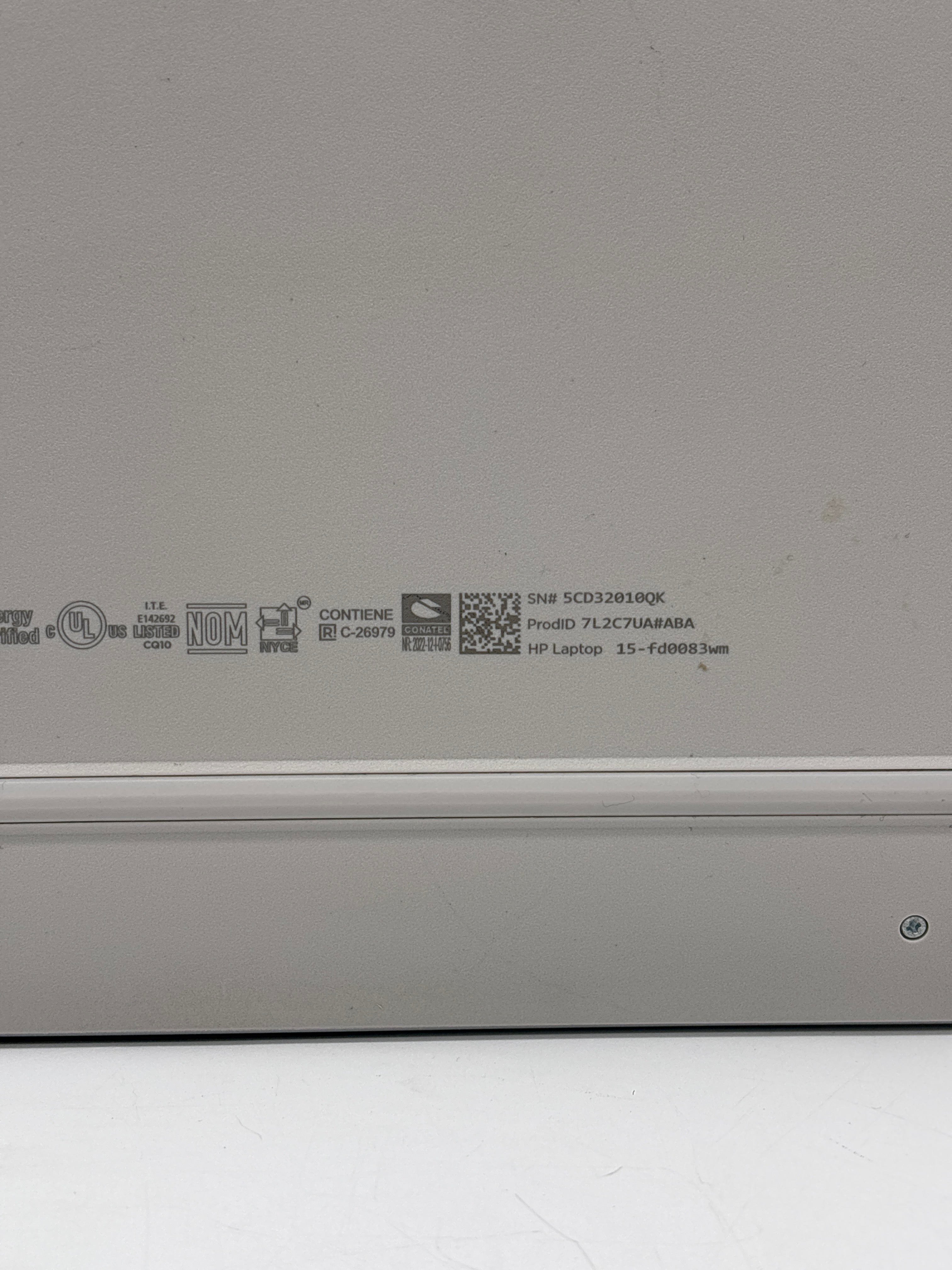 HP 15-fd0083wm N200 4GB RAM 128GB SSD