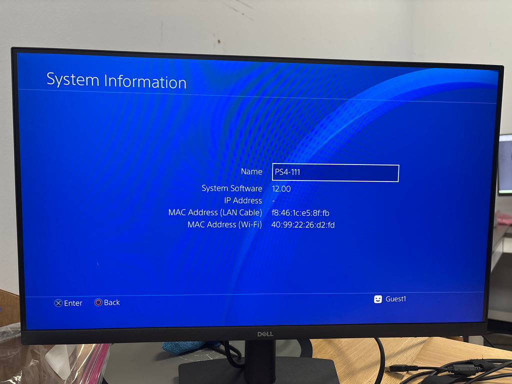 Sony PlayStation 4 Slim CUH-2115B 1TB Black Console Only - Used