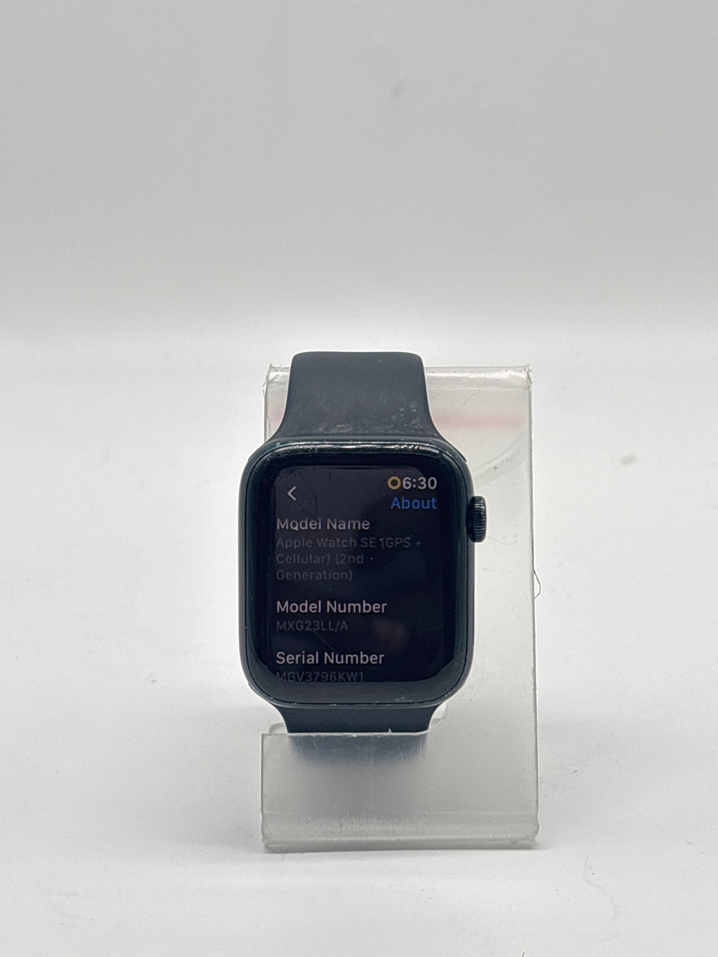 Apple Watch SE 2nd Gen 44mm Midnight Aluminum Cellular + GPS A2727 - Used