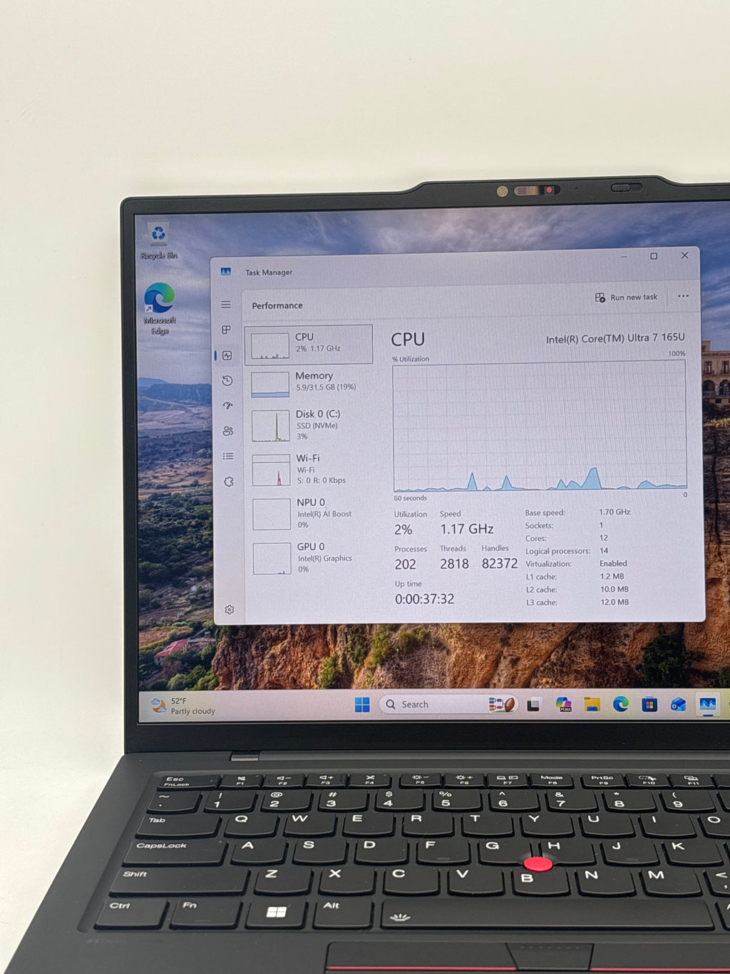 Lenovo ThinkPad X1 Carbon Gen 12 Ultra 7 32GB 1TB SSD TOUCH (READ)
