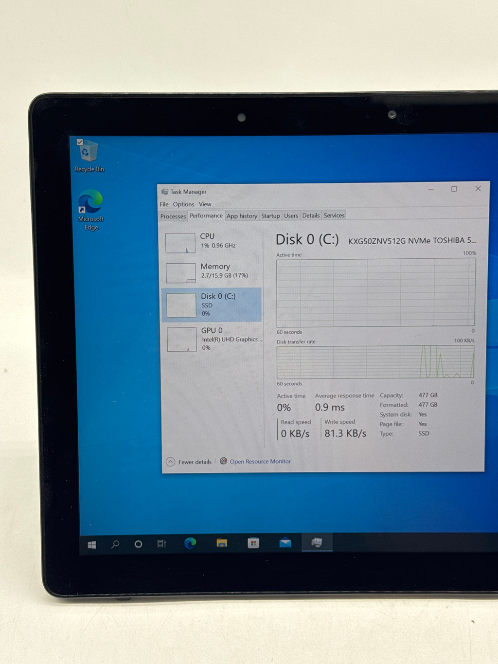 Dell Latitude 5290 2-in-1 12.3" Intel Core i7-8650U 16GB RAM 512GB SSD Black - Used
