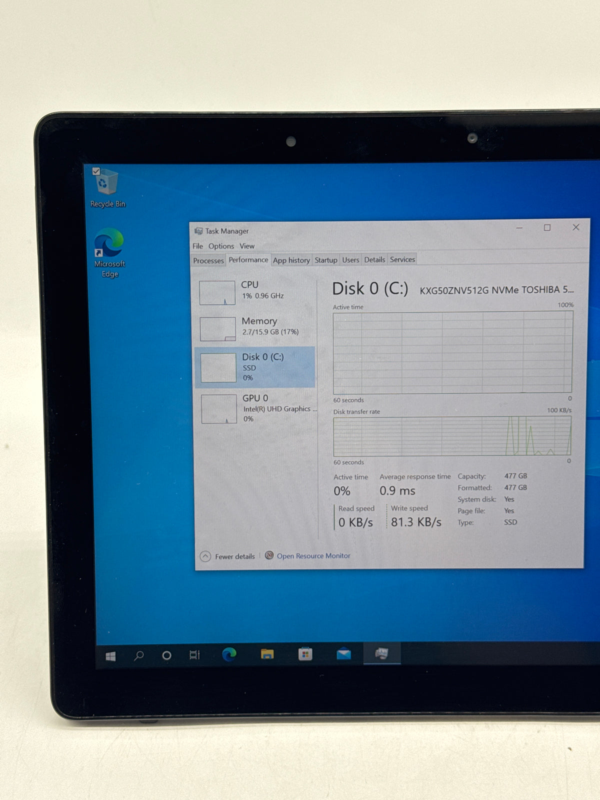 Dell Latitude 5290 2-in-1 12.3" Intel Core i7-8650U 16GB RAM 512GB SSD Black - Used