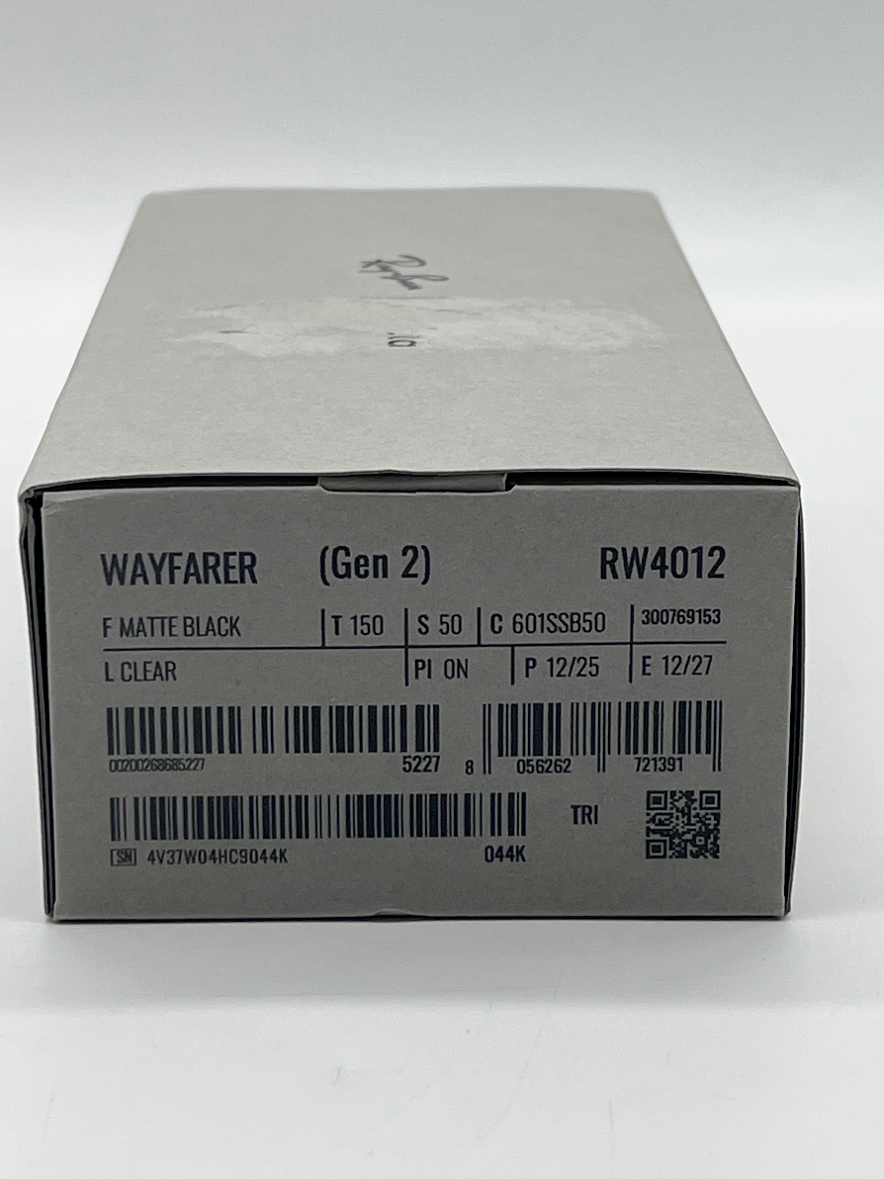 Ray-Ban Meta Wayfarer 2nd GEN RW4012 Matte Black