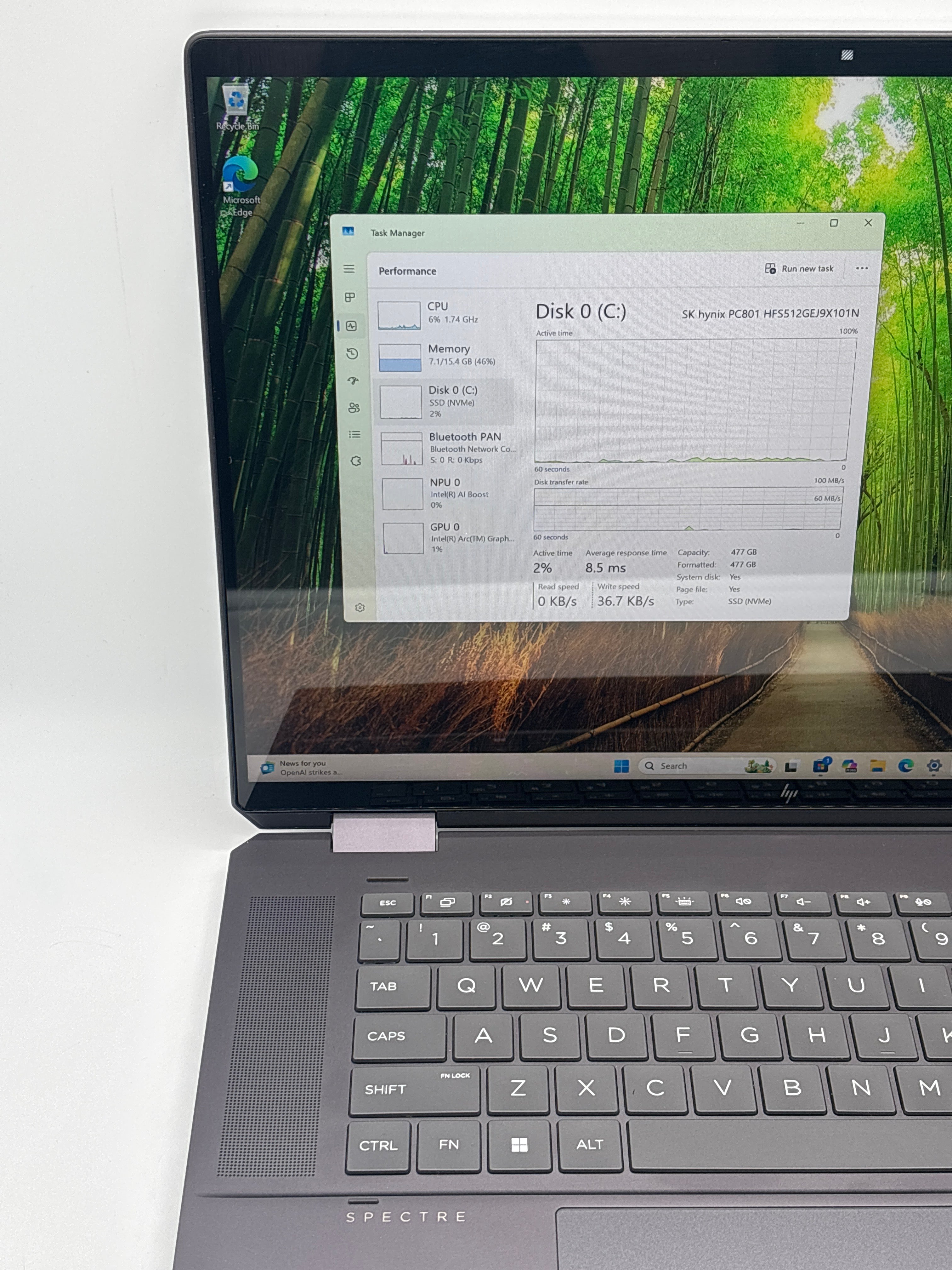 HP Spectre X360 16t-aa000 Ultra 7 155H 16GB RAM 512GB SSD