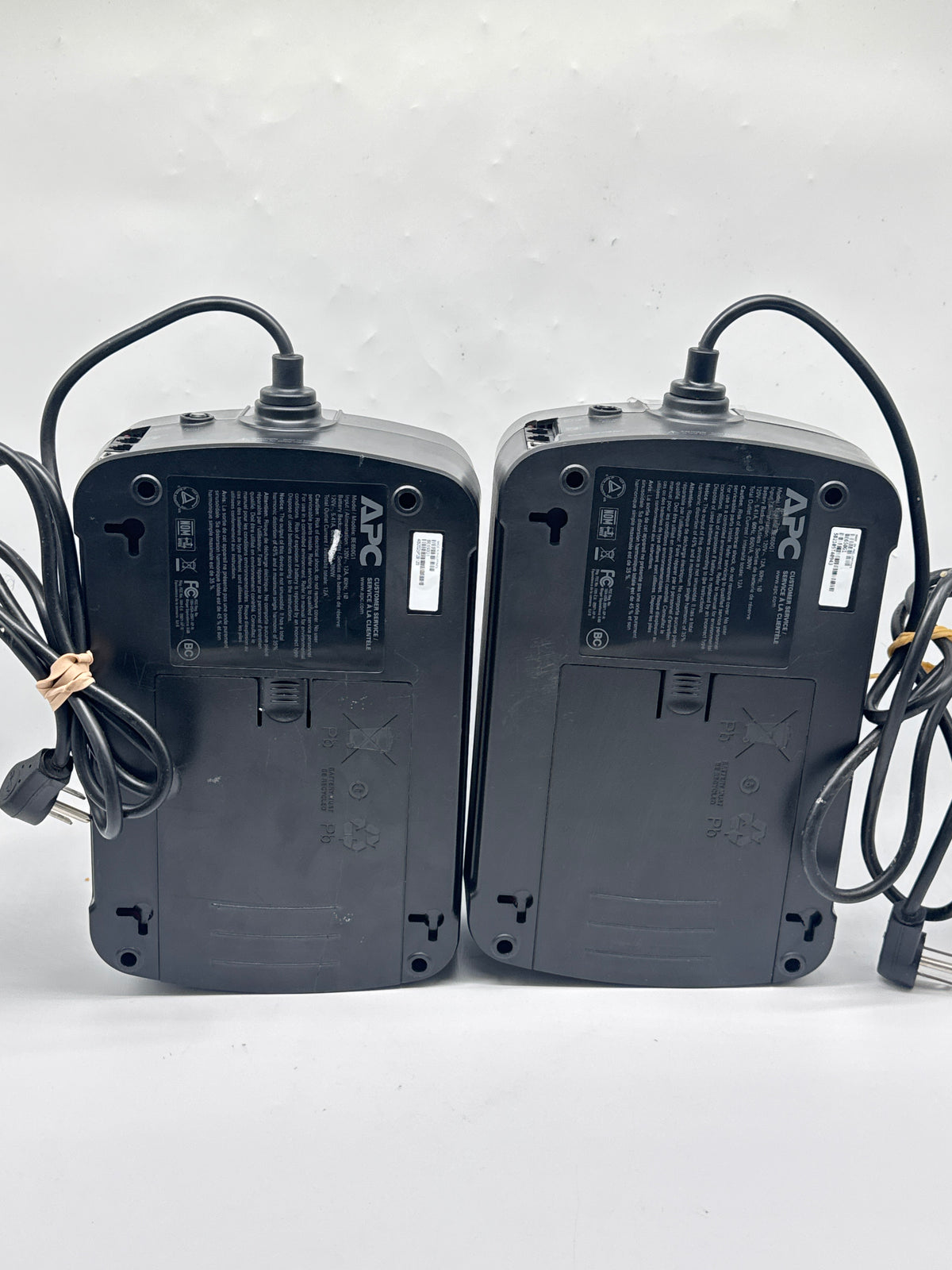 APC Back-UPS BE650G1 650VA 390W 8-Outlet UPS Pair of 2 - Used