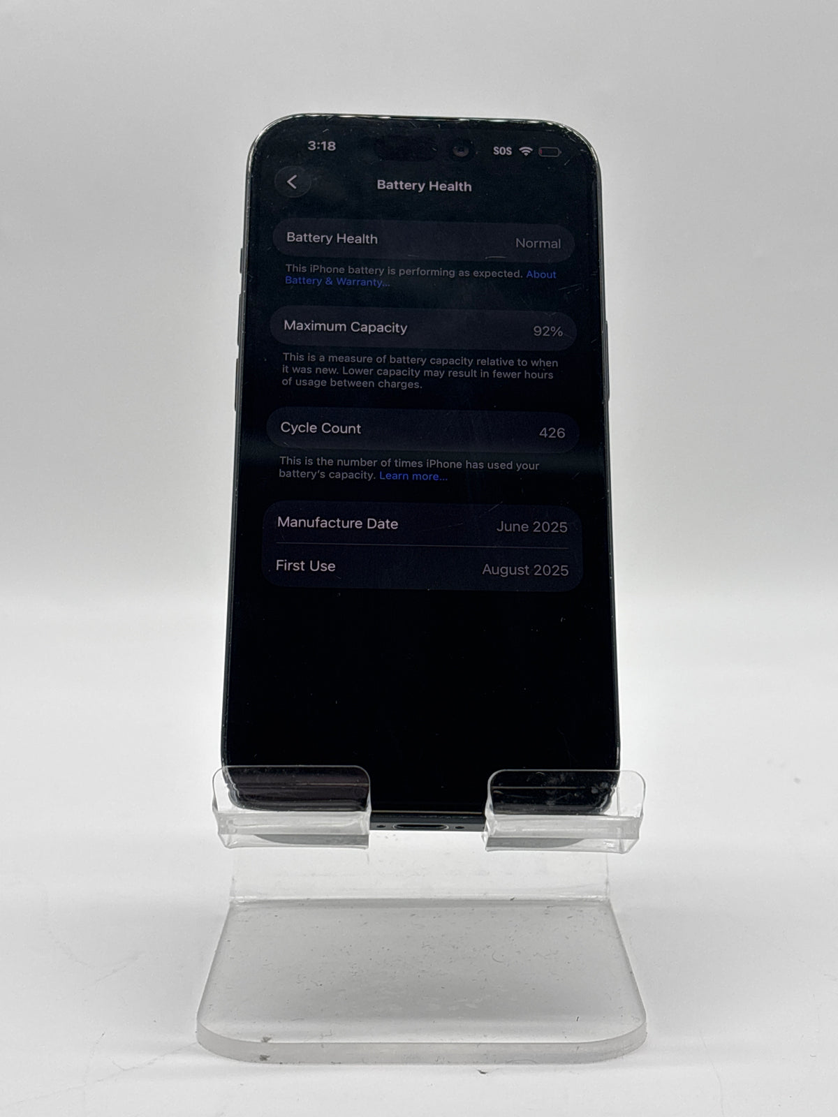 T-Mobile Apple iPhone 15 128GB Black A2846 For Parts