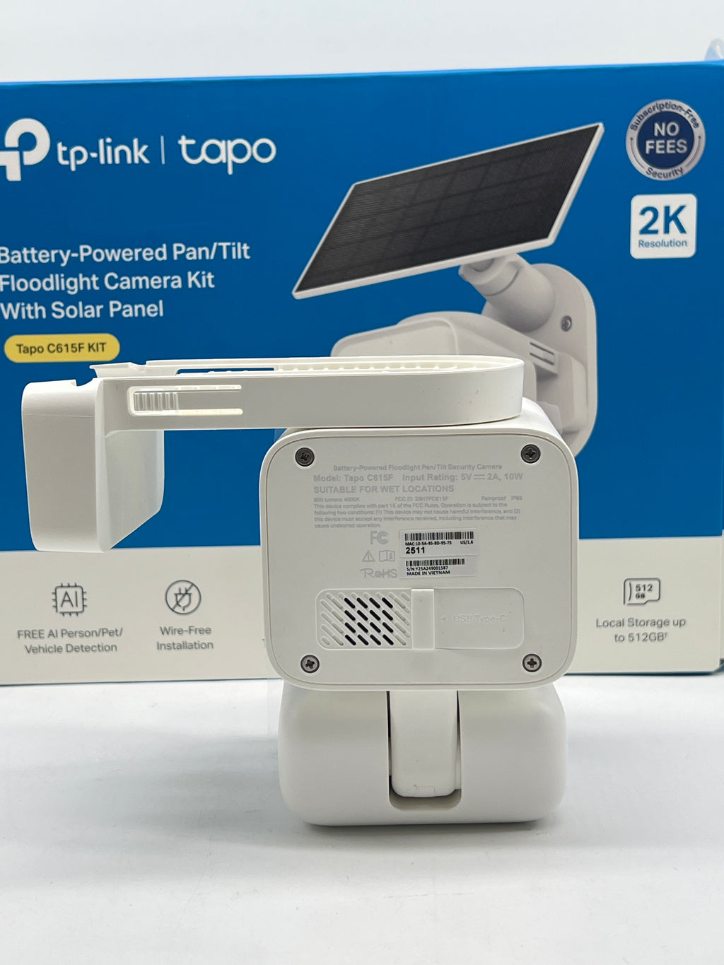 TP-Link Tapo C615F Kit Security Camera Used with Box