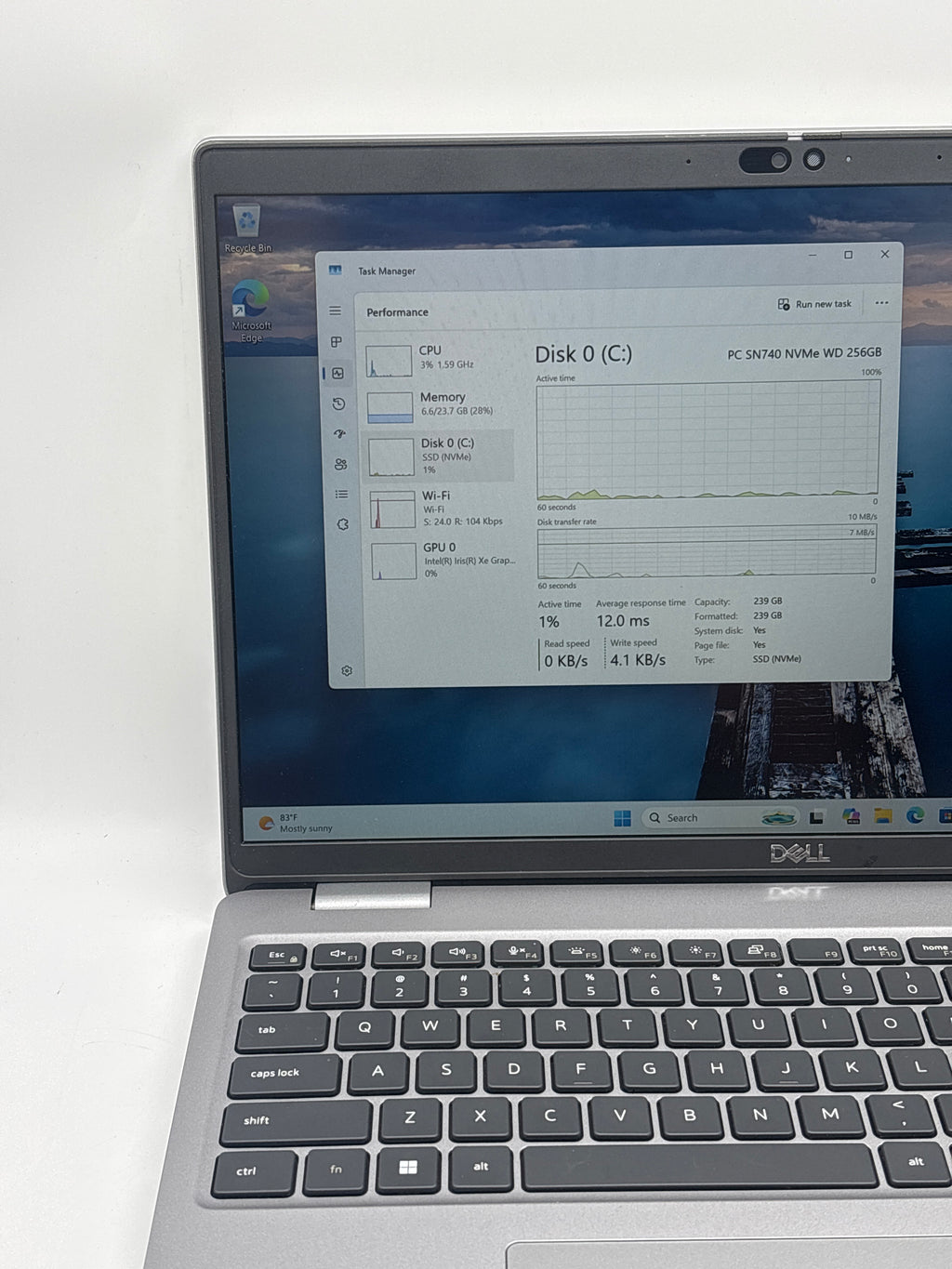 Dell Precision 3580 15.6" i7-1355U 24GB RAM 256GB SSD - Warranty