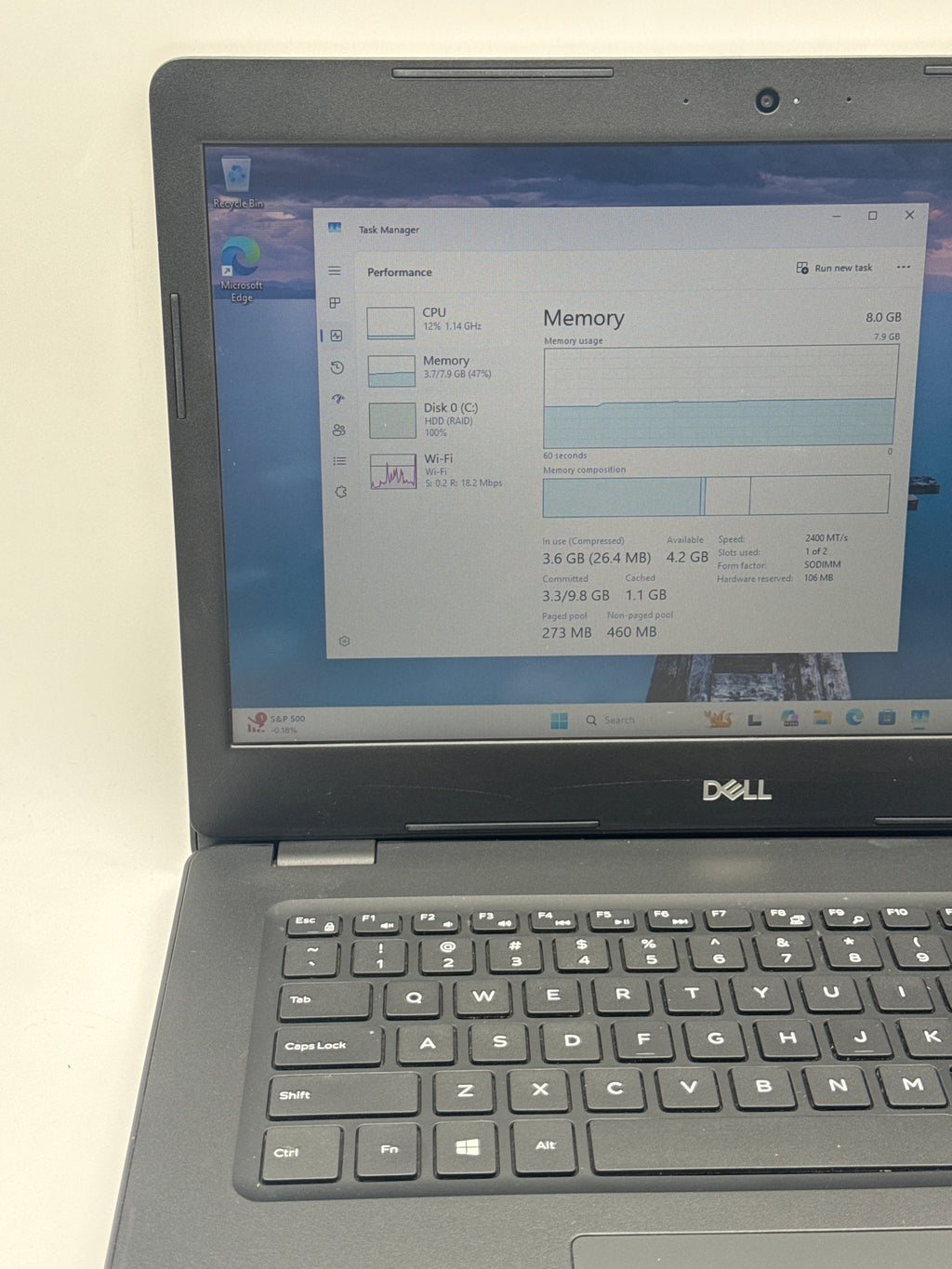 Dell Latitude 3490 i5-8250U 8GB RAM 512GB HDD - For Parts (Bad HDD)