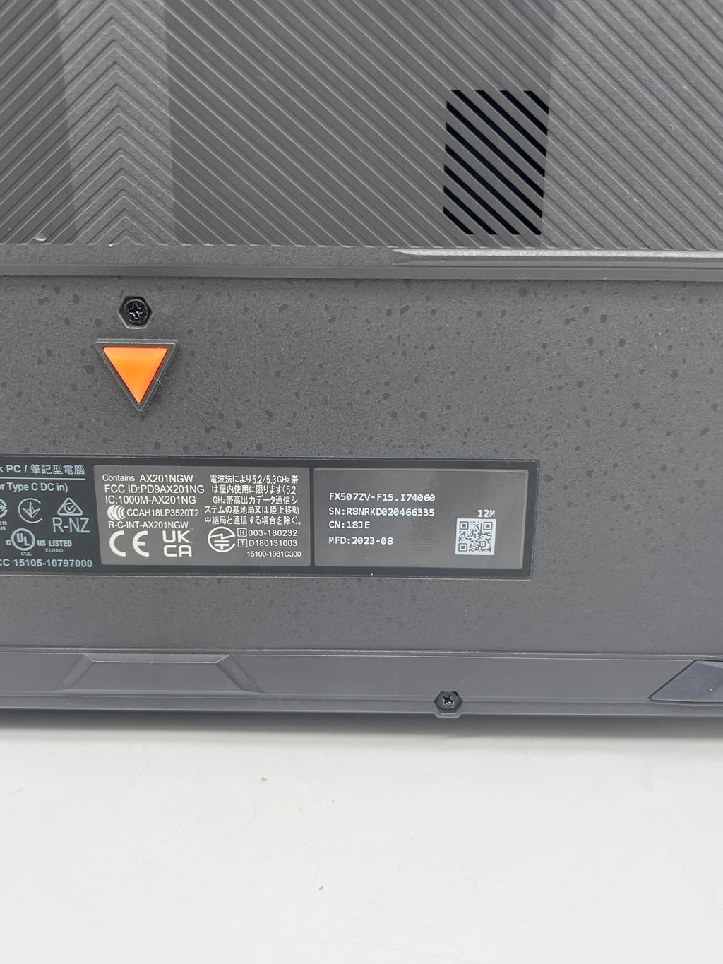 Asus TUF Gaming F15 i7-12700H 16GB RAM 512GB SSD RTX 4060 - Used