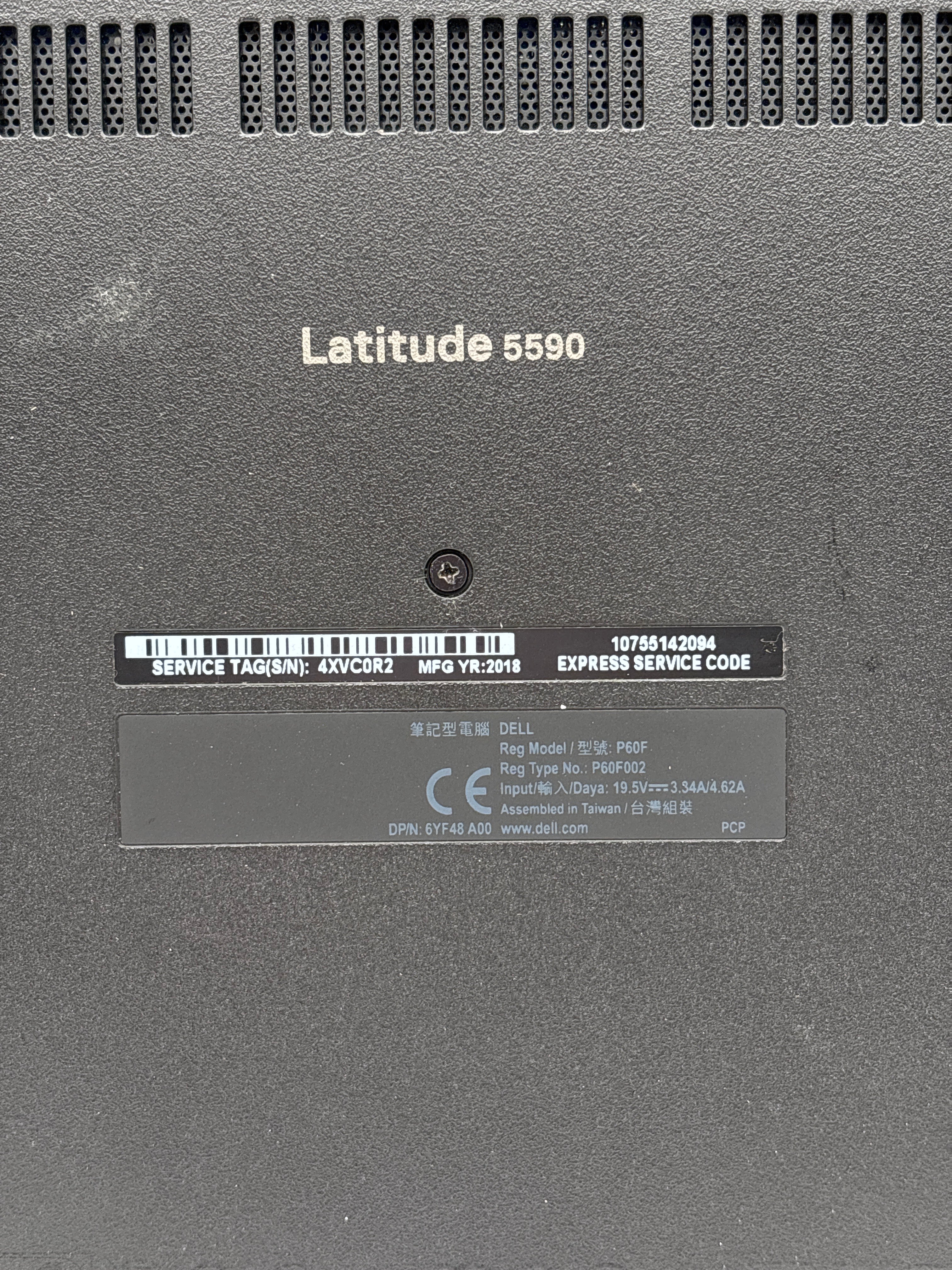 Dell Latitude 5590 15.6" Core i7-8650U 32GB 1TB SSD - For Parts