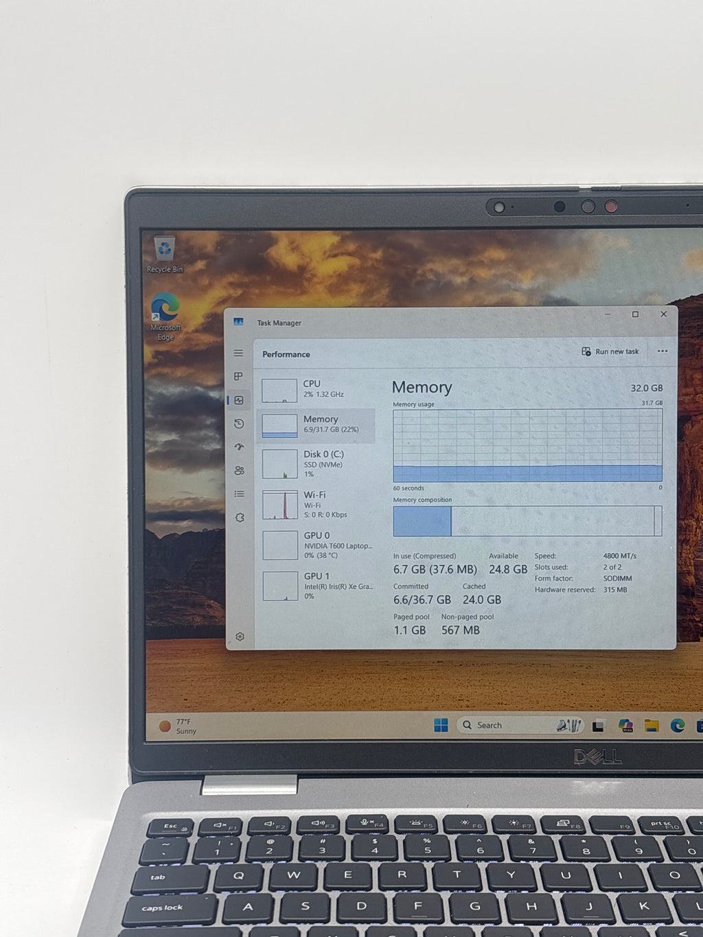 Dell Precision 3571 i7-12800H 32 GB RAM 512 GB SSD