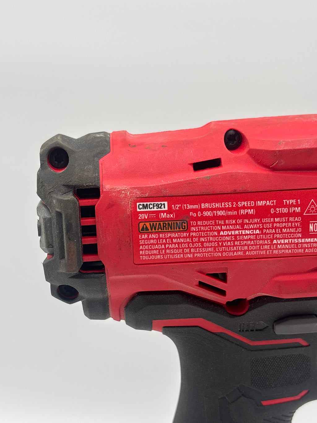 Craftsman CMCF921 20V Brushless RP™ 1/2-Inch Mid-Torque Impact Wrench w/Charger - Used
