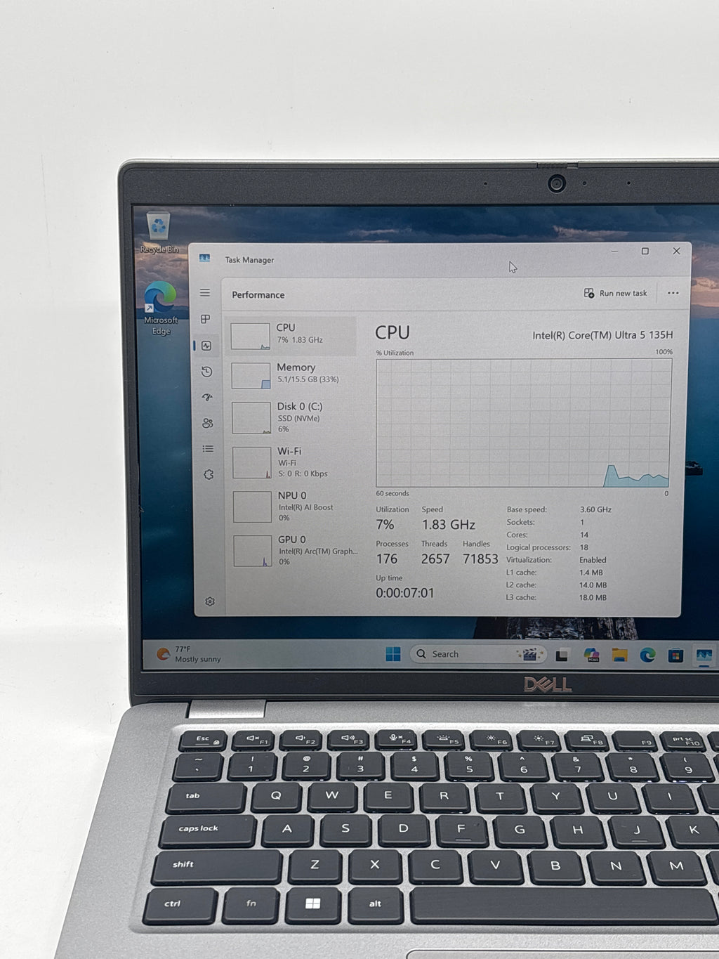 Dell Latitude 5450 Ultra 5 135H 16GB RAM 512GB SSD - Warranty