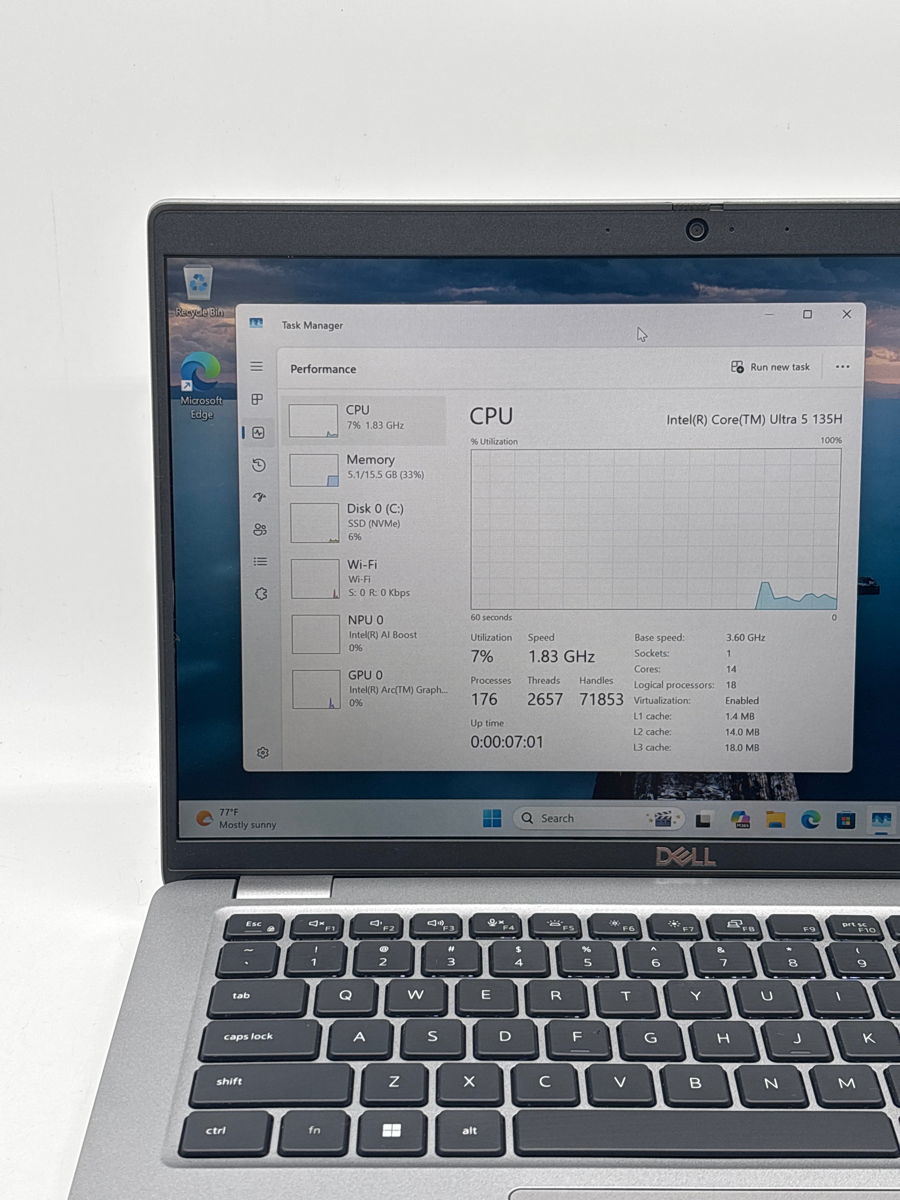 Dell Latitude 5450 Ultra 5 135H 16GB RAM 512GB SSD - Warranty