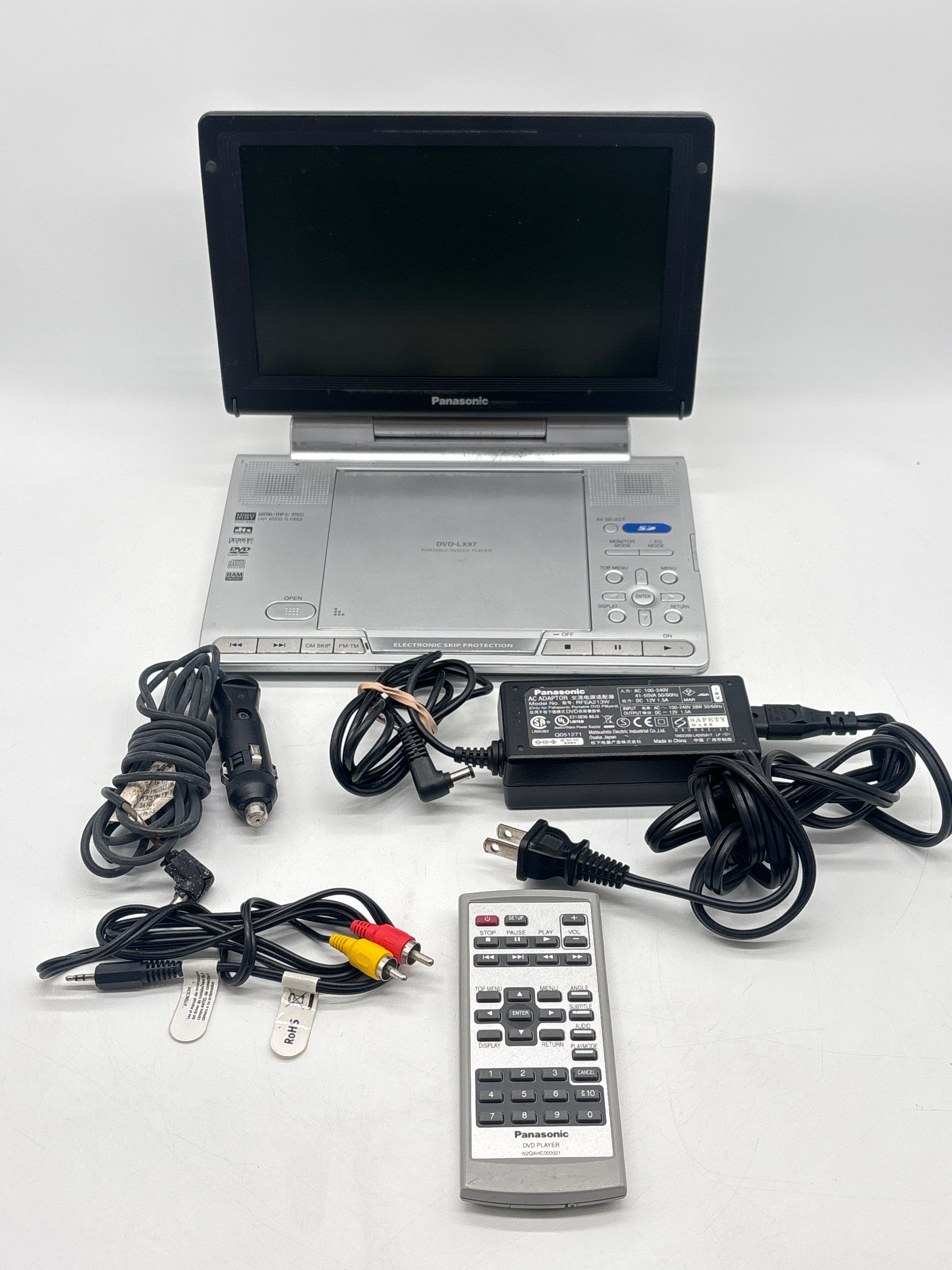 Panasonic DVD-LX97 DVD Player 9" Silver