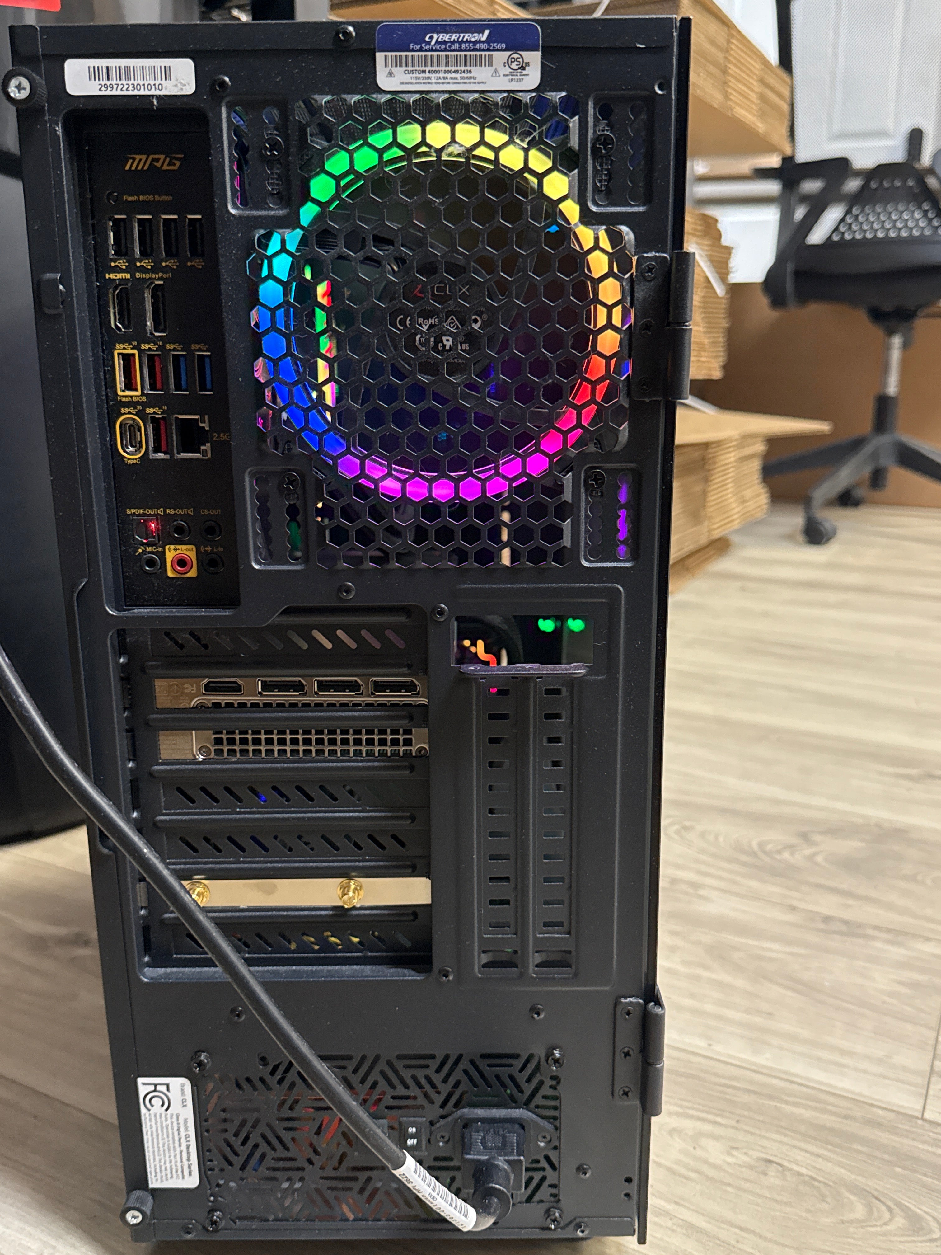 Custom PC i9-10900KF 32GB RAM 4TB HDD + 1TB SSD RTX 3060 Ti