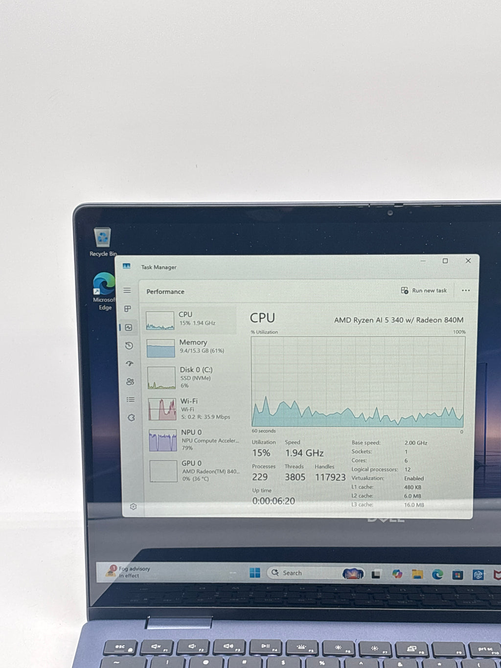 Dell 14 Plus 2 in 1 Laptop Ryzen AI 5 340 16GB RAM 512GB SSD - New Open Box