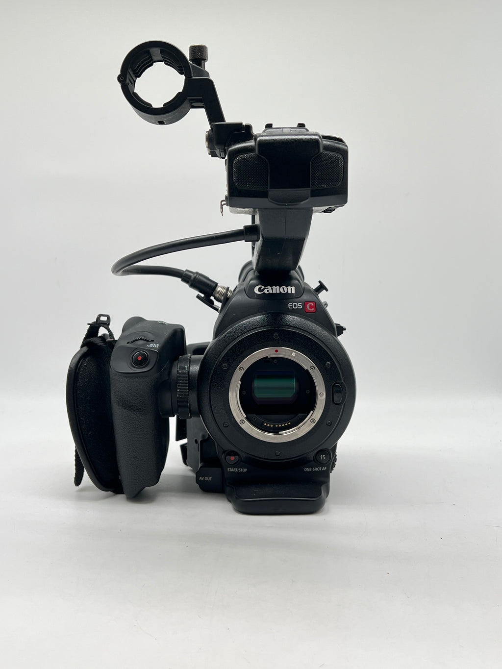 Canon EOS C100 Cinema Camcorder Camera  w/ top and side handle - Used