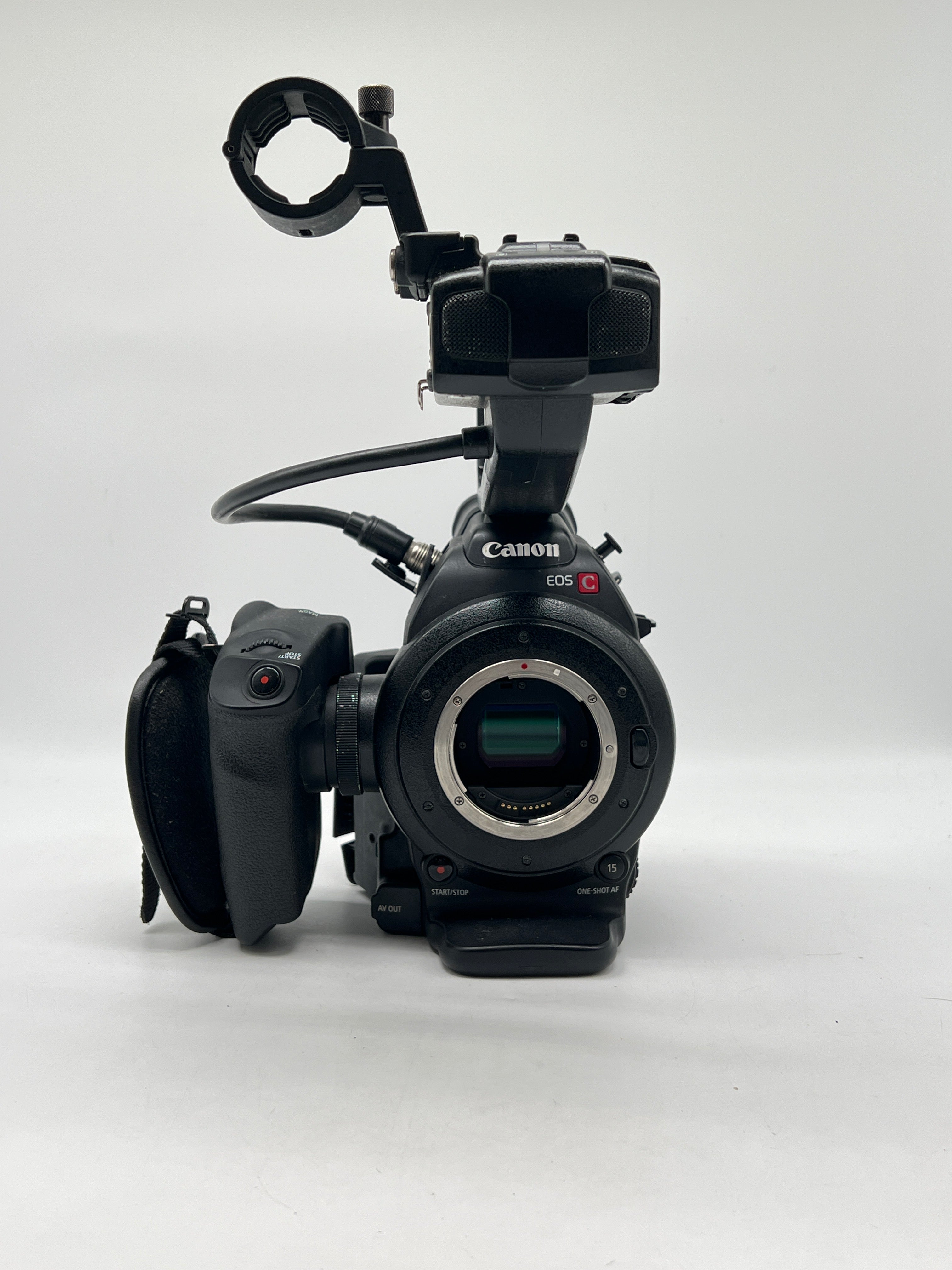 Canon EOS C100 Cinema Camcorder Camera  w/ top and side handle - Used