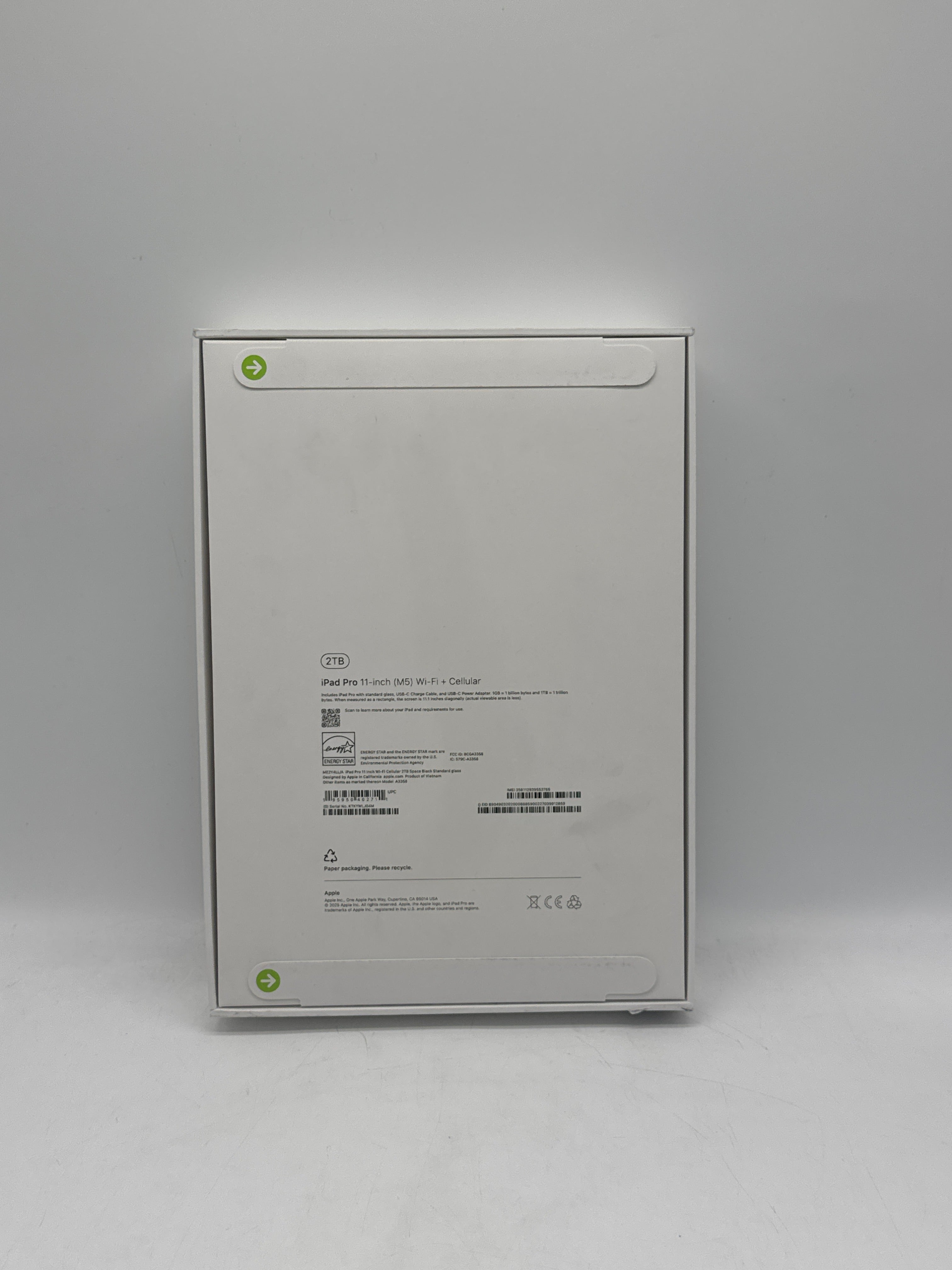 Apple iPad Pro 11-inch M5 2TB Wi-Fi 5G Space Black A3359 New In Box