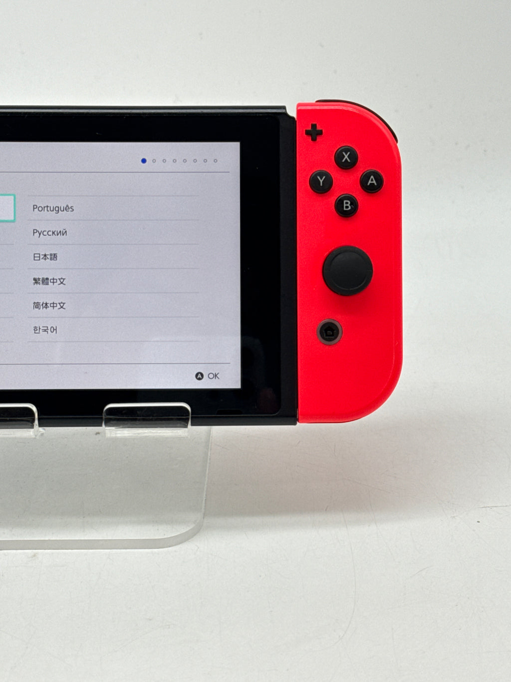 Nintendo Switch V2 HAC-001(-01) Console Gaming System - Missing Kickstand/Joystick
