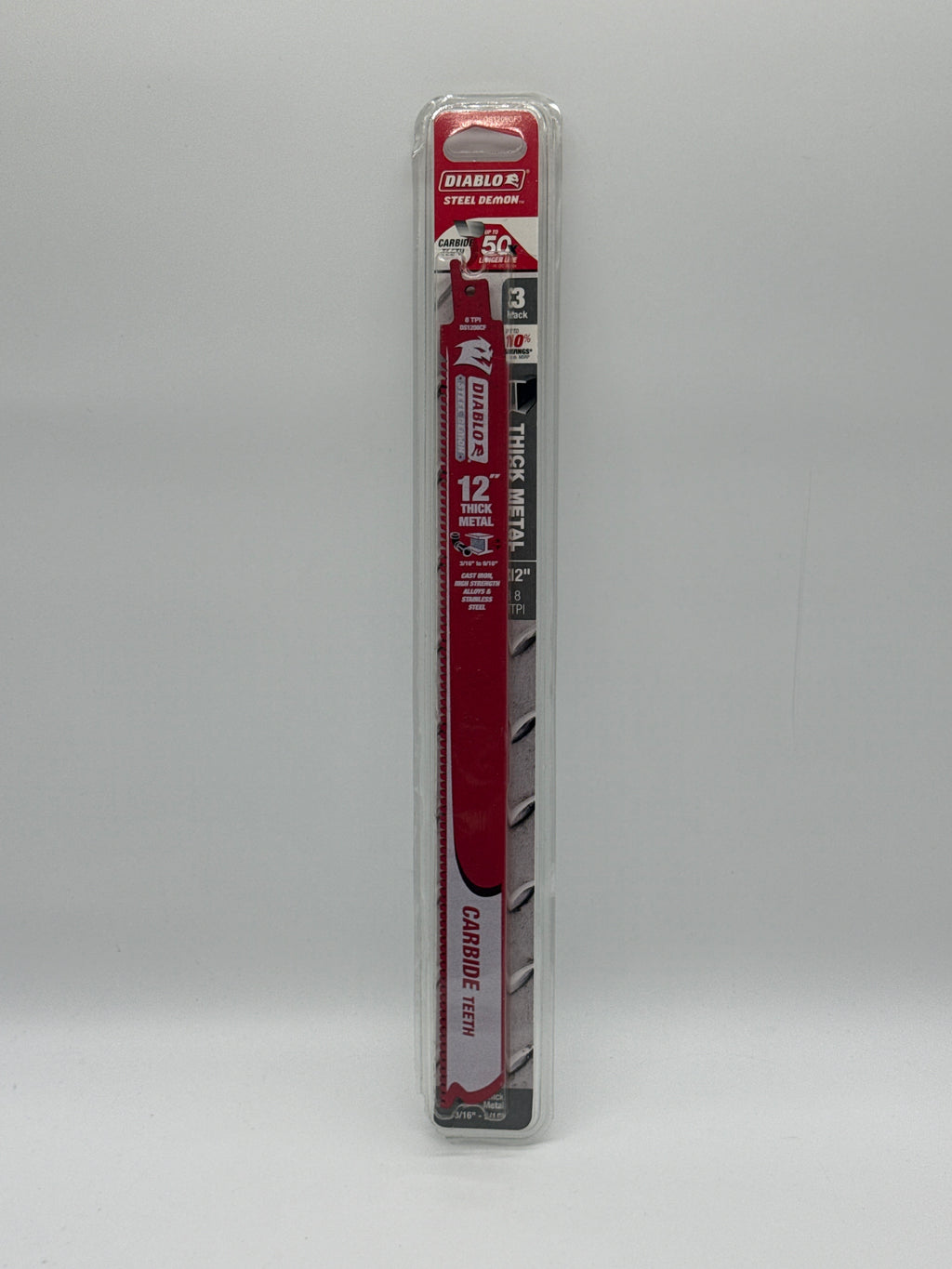 Diablo DS1208CF3 Reciprocating Saw Blade - 3 Pack Total 6 Blades